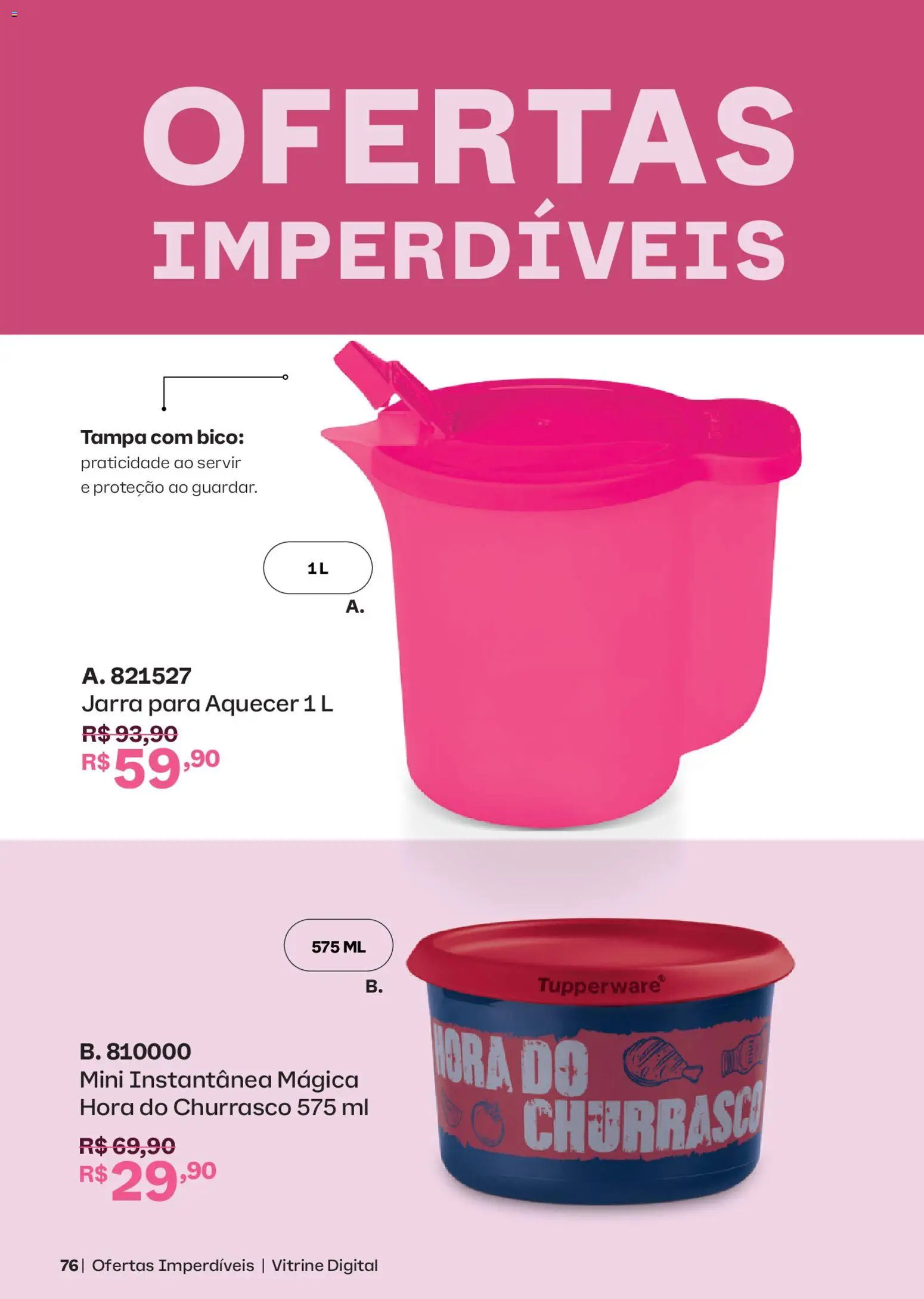 Tupperware catálogo Vitrine 05 de 01/05/2026 ? Não perca as melhores promoções! | Brasil