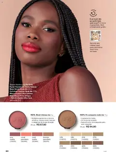 Natura Folheto - válido de 28.07.2025 | Página: 60 | Produtos: Celular, Corretivo, Blush, Máscara para cílios
