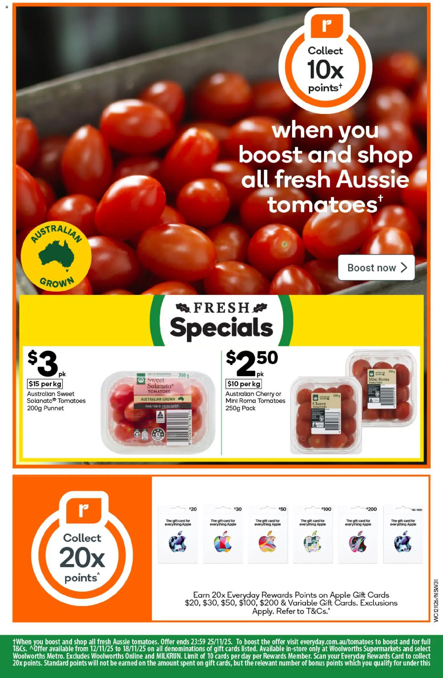 Woolworths catalogue - valid from 12.11.2025 | Page: 31 | Products: Tomatoes