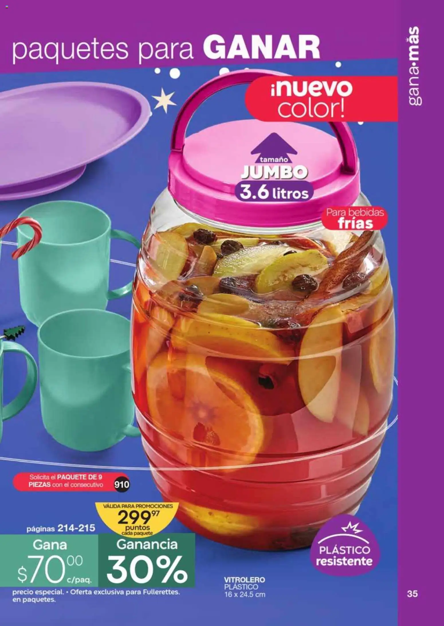 Nuevas ofertas de Fuller válidas en toda la República Mexicana desde el 12.11.2025. ¡Encuentra las mejores ofertas en Fuller Revista Gana Más C16! | Página: 35