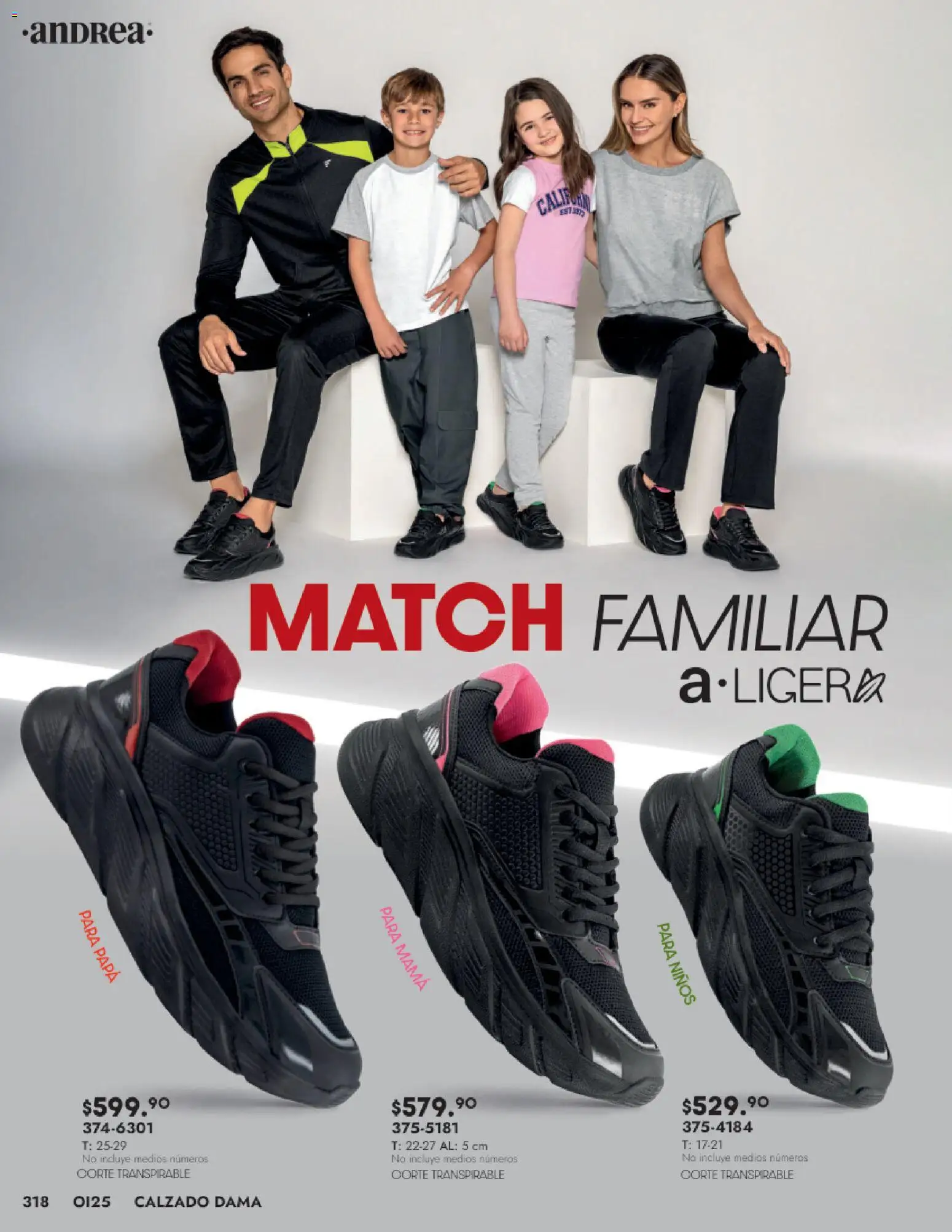 Nuevas ofertas de Andrea válidas en toda la República Mexicana desde el 24.08.2025. ¡Encuentra las mejores ofertas en Andrea - Catálogo Calzado Dama! | Página: 318