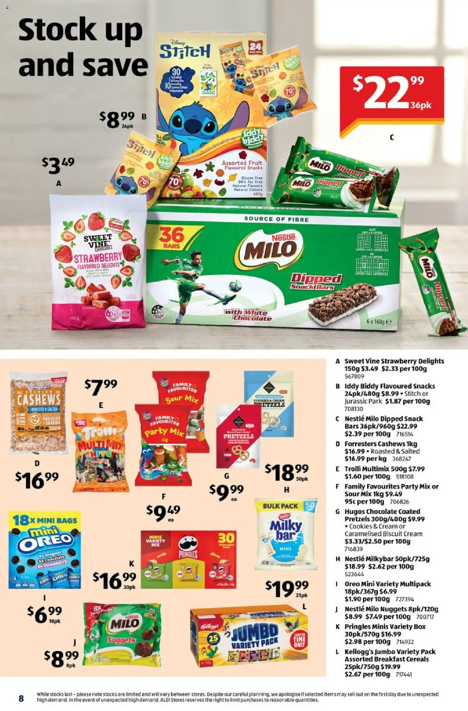 Aldi catalogue - valid from 21.01.2026 | Page: 8 | Products: Box, Chocolate, Cream, Pretzels