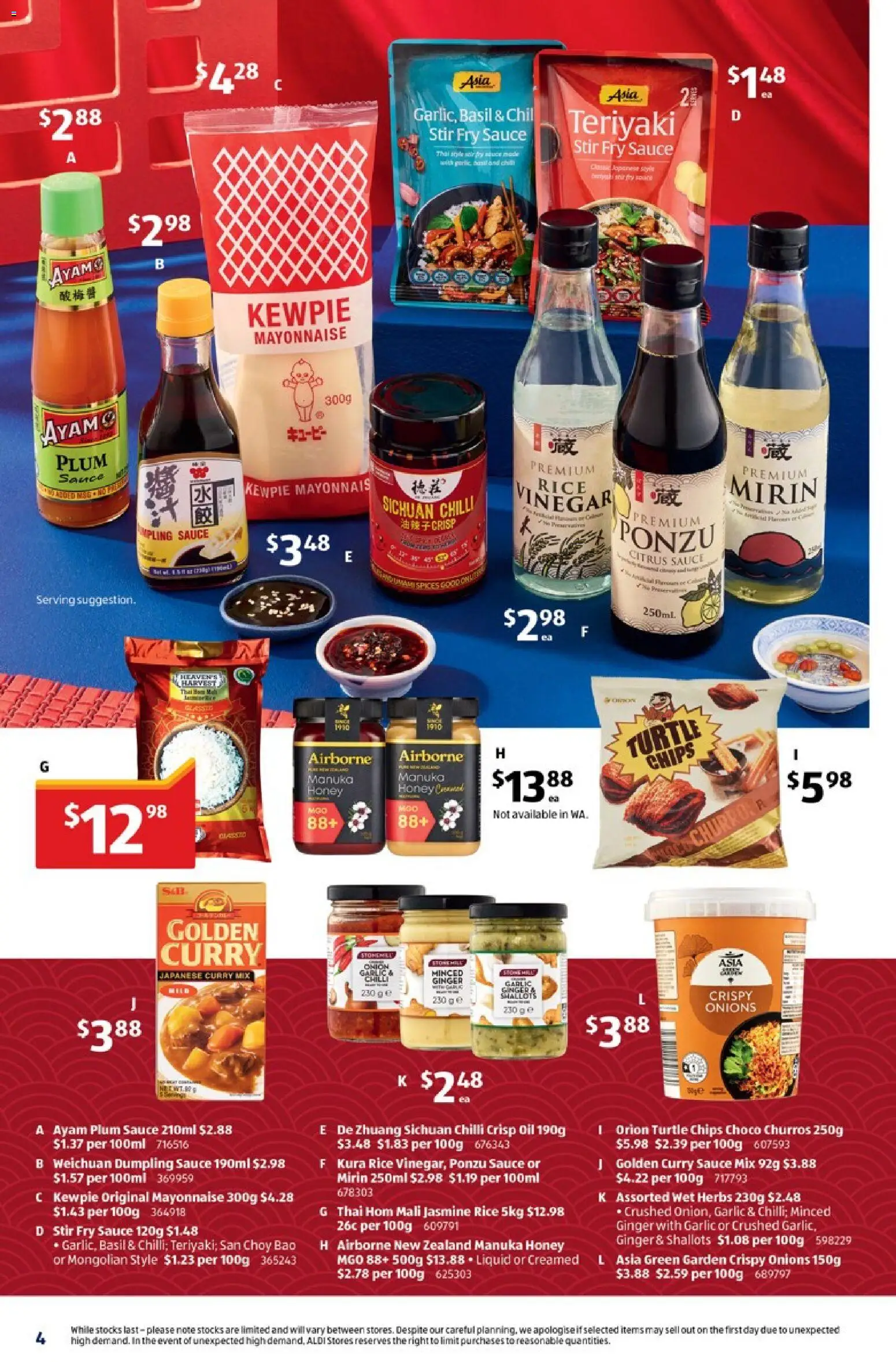 Aldi catalogue - valid from 04.02.2026 | Page: 4 | Products: Ginger, Mayonnaise, Sauce, Garlic