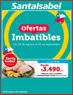 Santa Isabel ofertas  válido desde el 26.08.2025