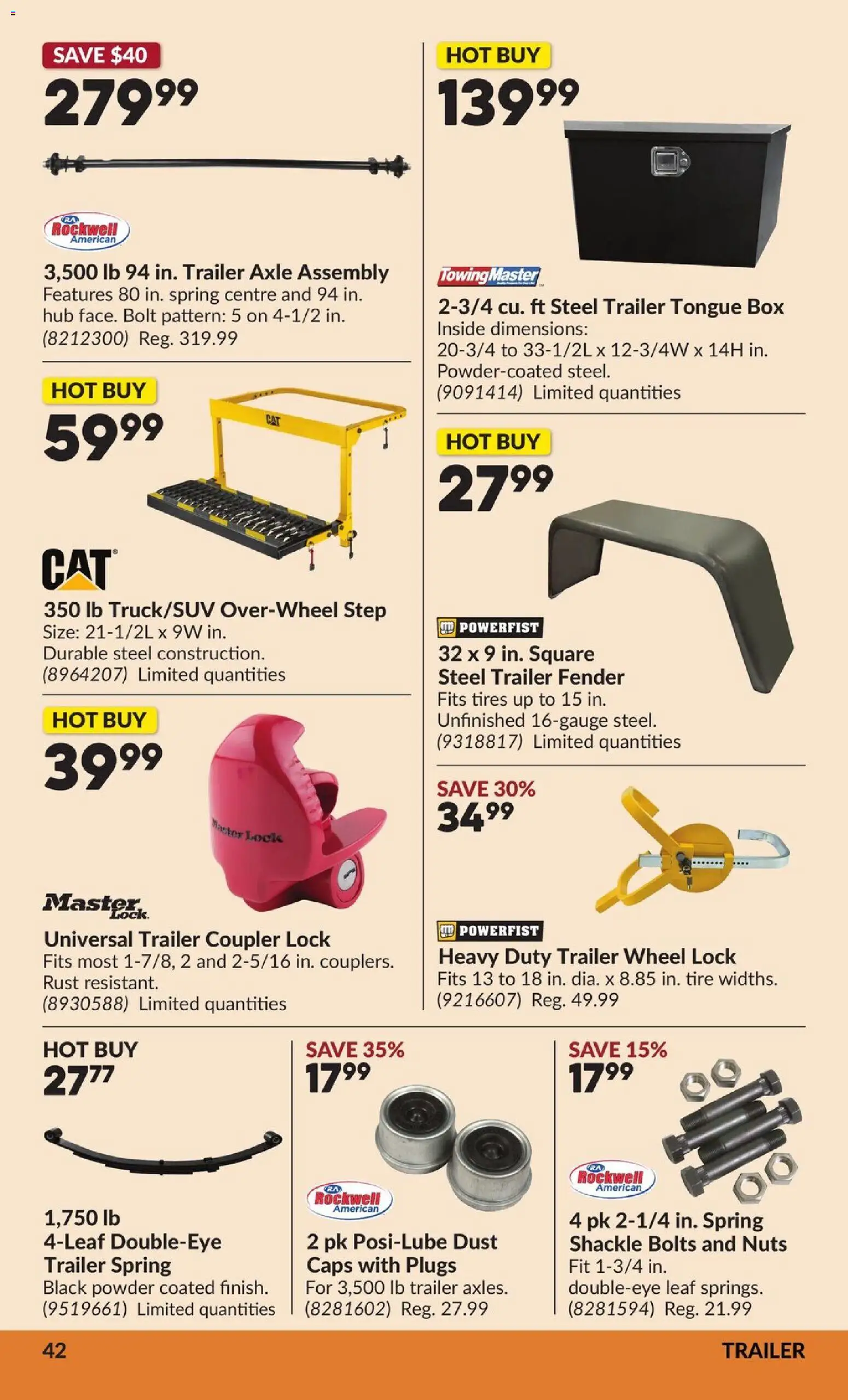 Princess Auto flyer valid from 21.04.2026 | Page: 47 | Products: Nuts, Powder, Box