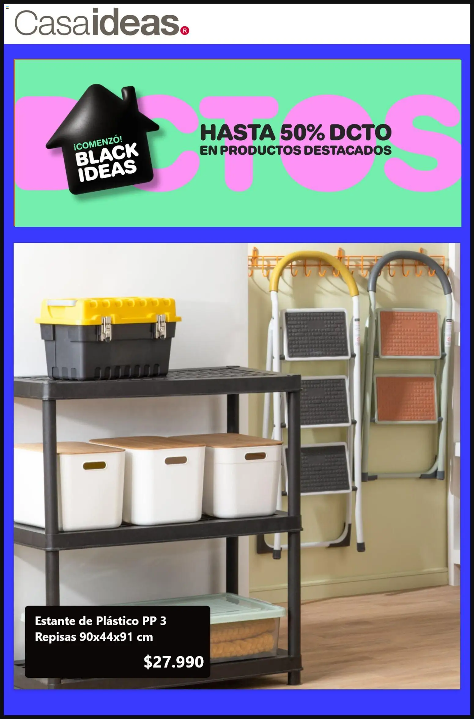 Black Friday Casaideas │ válido desde el 26.11.2025 | Página: 6 | Productos: Estante