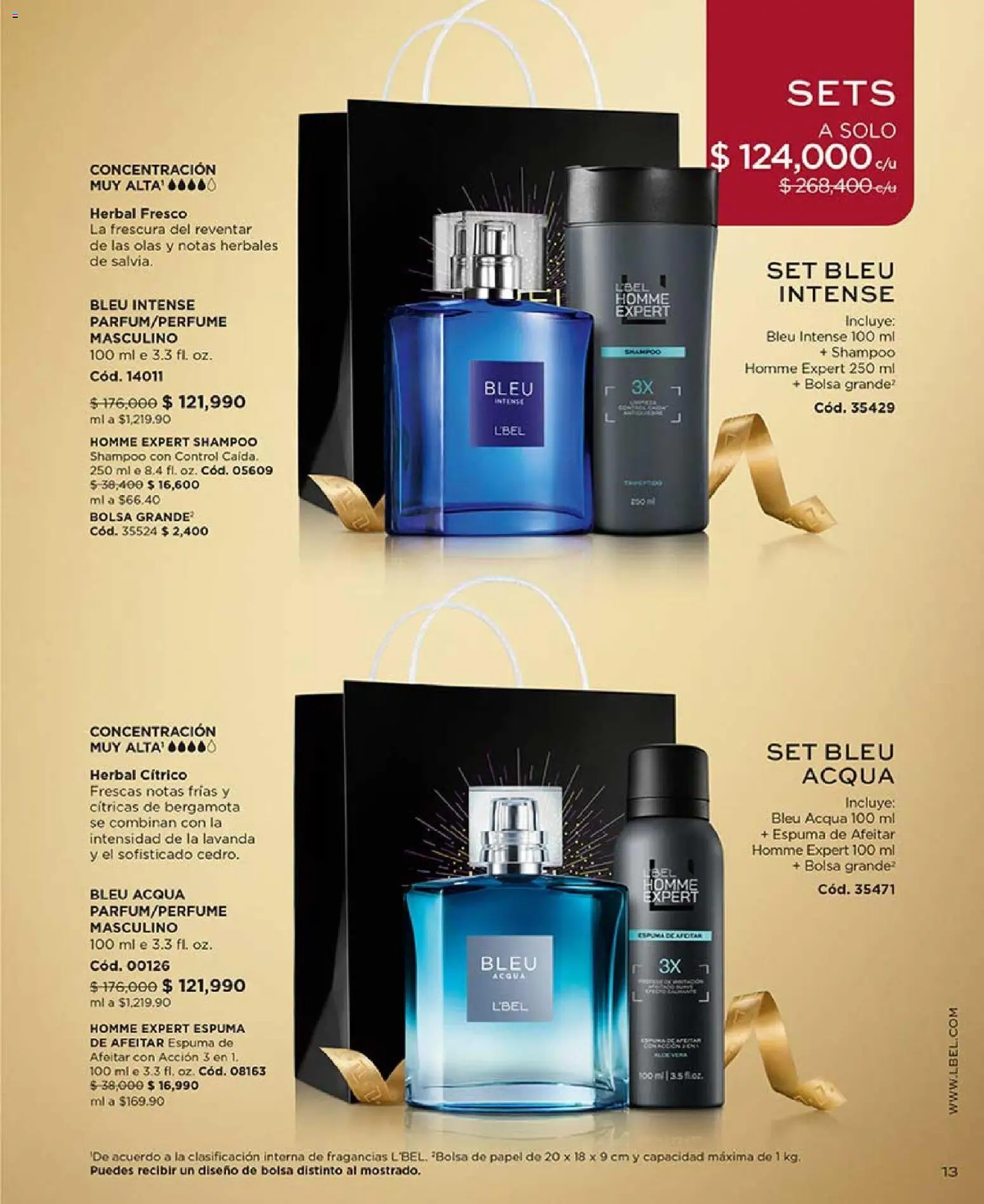 L'Bel revista - valida desde el 03.11.2025 | Página: 13 | Productos: Espuma, Bolsa, Shampoo, Espuma de afeitar