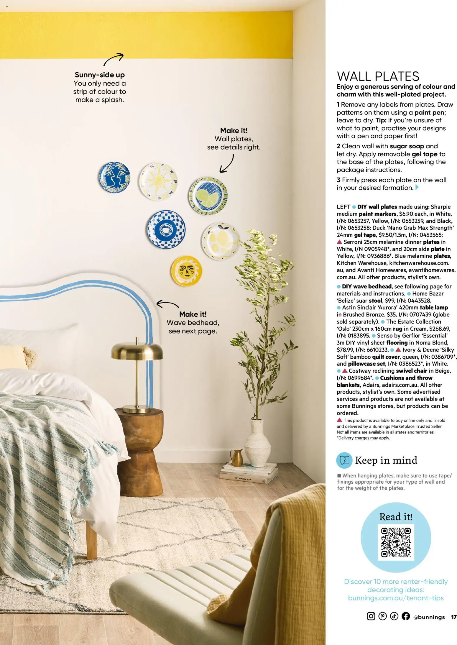 Bunnings Warehouse catalogue - valid from 01.04.2026 | Page: 17 | Products: Table, Dinner plates, Flooring, Strip