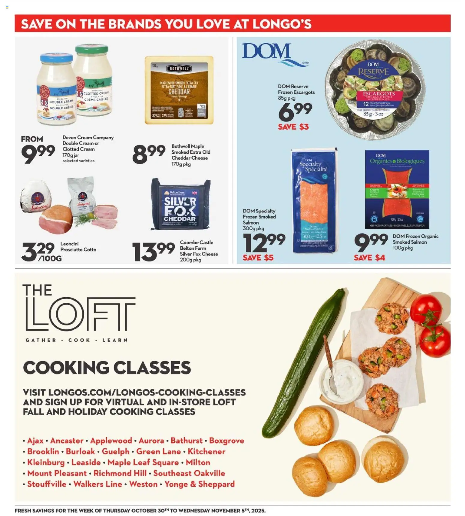 Longo's flyer valid from 30.10.2025 | Page: 22 | Products: Cream, Butter, Cheese