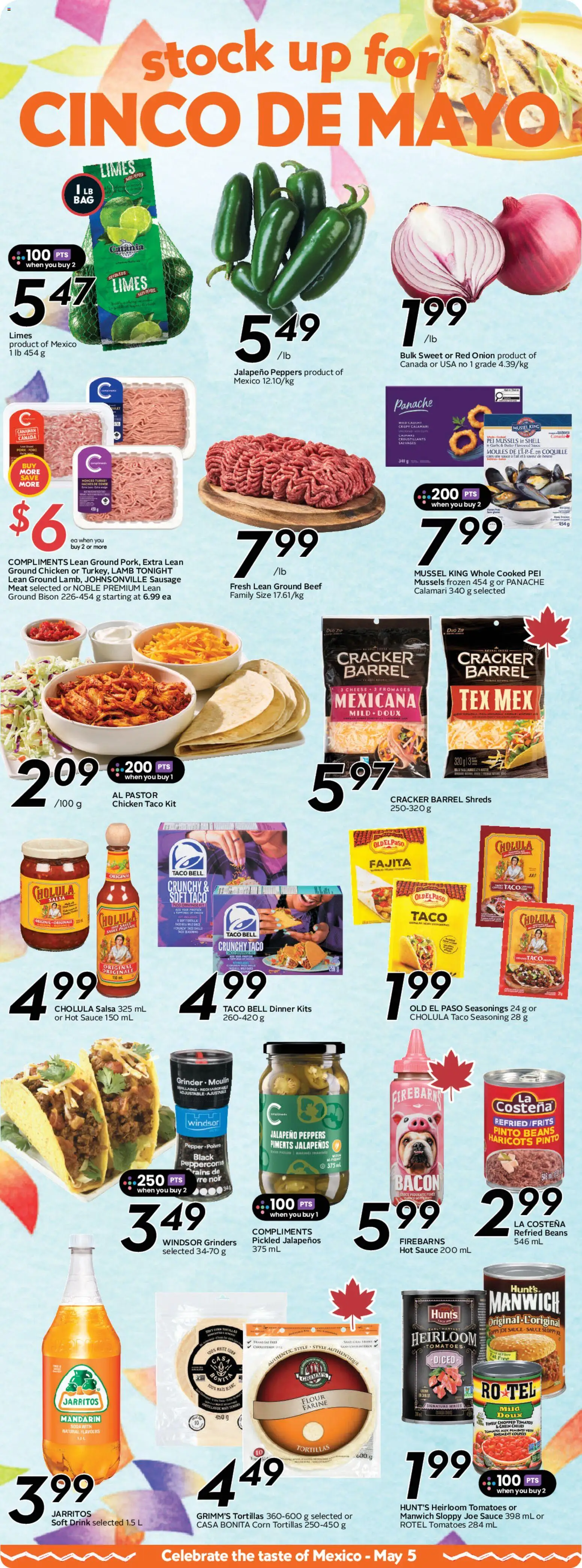 Safeway flyer valid from 30.04.2026 | Page: 14 | Products: Beef, Butter, Chicken, Tomatoes