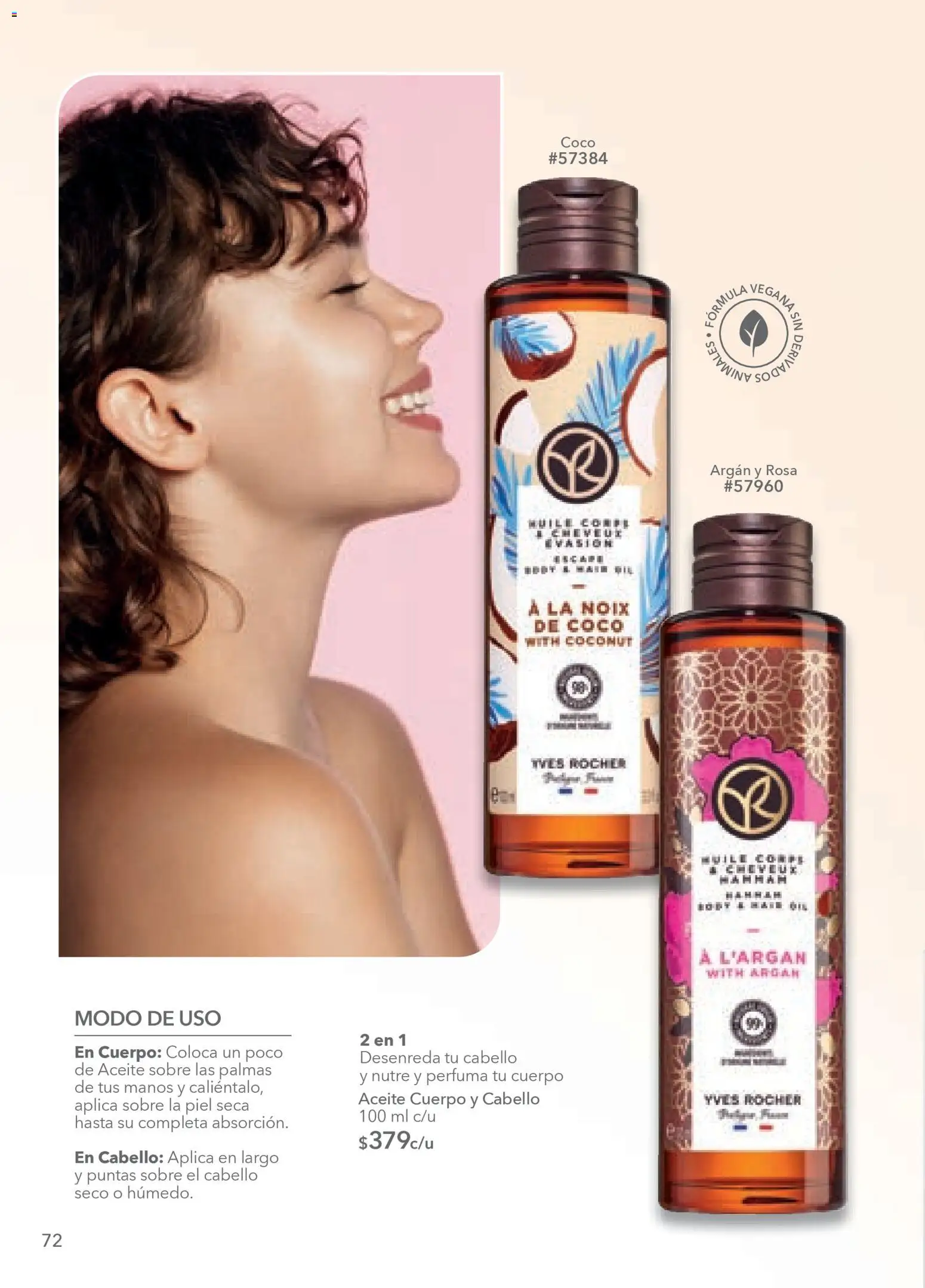 Nuevas ofertas de Yves Rocher válidas en toda la República Mexicana desde el 24.03.2026. ¡Encuentra las mejores ofertas en Yves Rocher campaña 5 2026! | Página: 74 | Productos: Aceite, Sobre