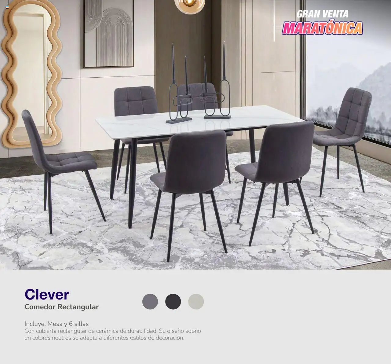 Nuevas ofertas de Muebles Dico válidas en toda la República Mexicana desde el 03.10.2025. ¡Encuentra las mejores ofertas en Muebles Dico - Catálogo Gran Venta Maratónica ! | Página: 27 | Productos: Mesa