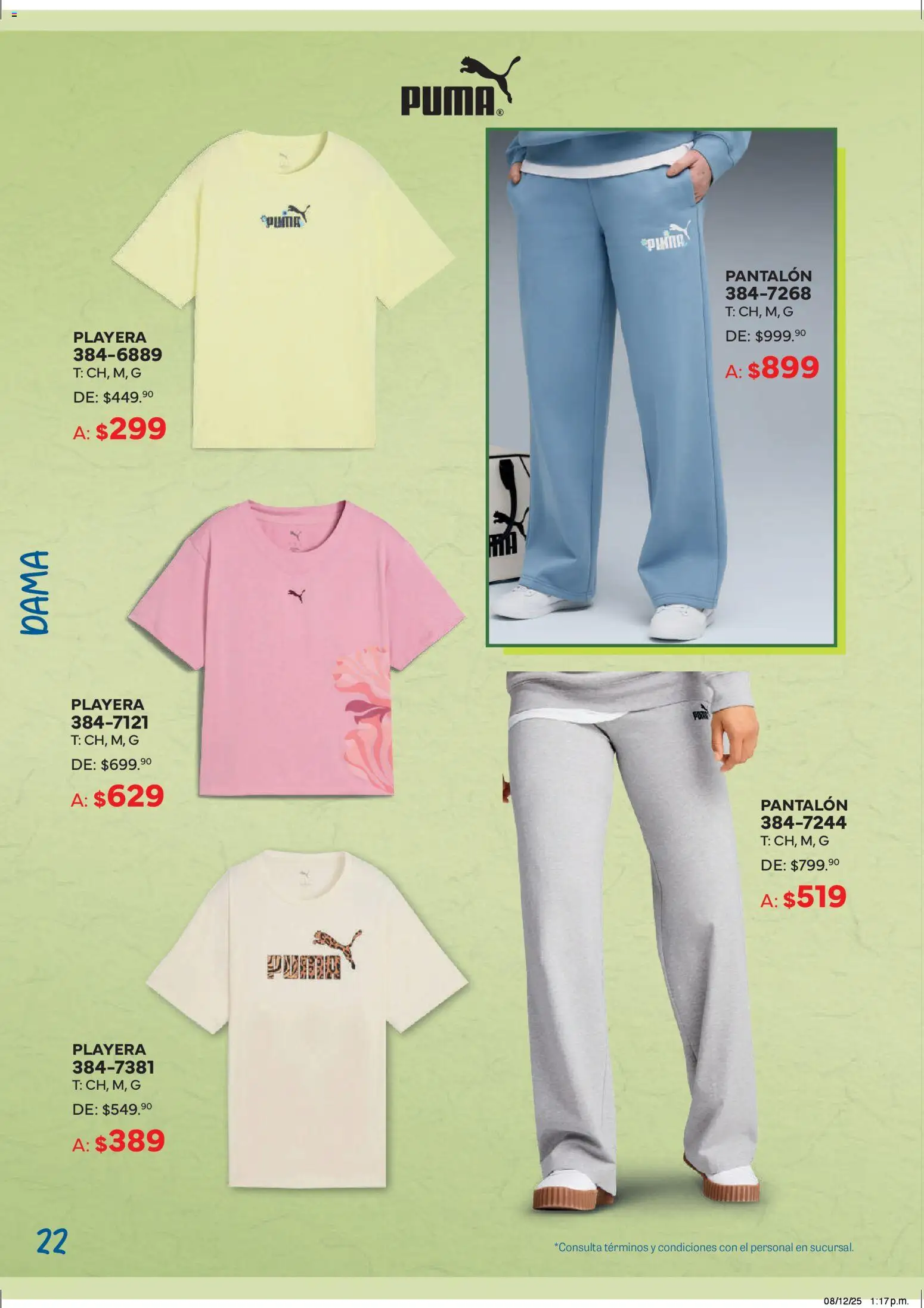 Nuevas ofertas de Andrea válidas en toda la República Mexicana desde el 21.12.2025. ¡Encuentra las mejores ofertas en Andrea catálogo Cumple tus Propósitos! | Página: 22 | Productos: Playera