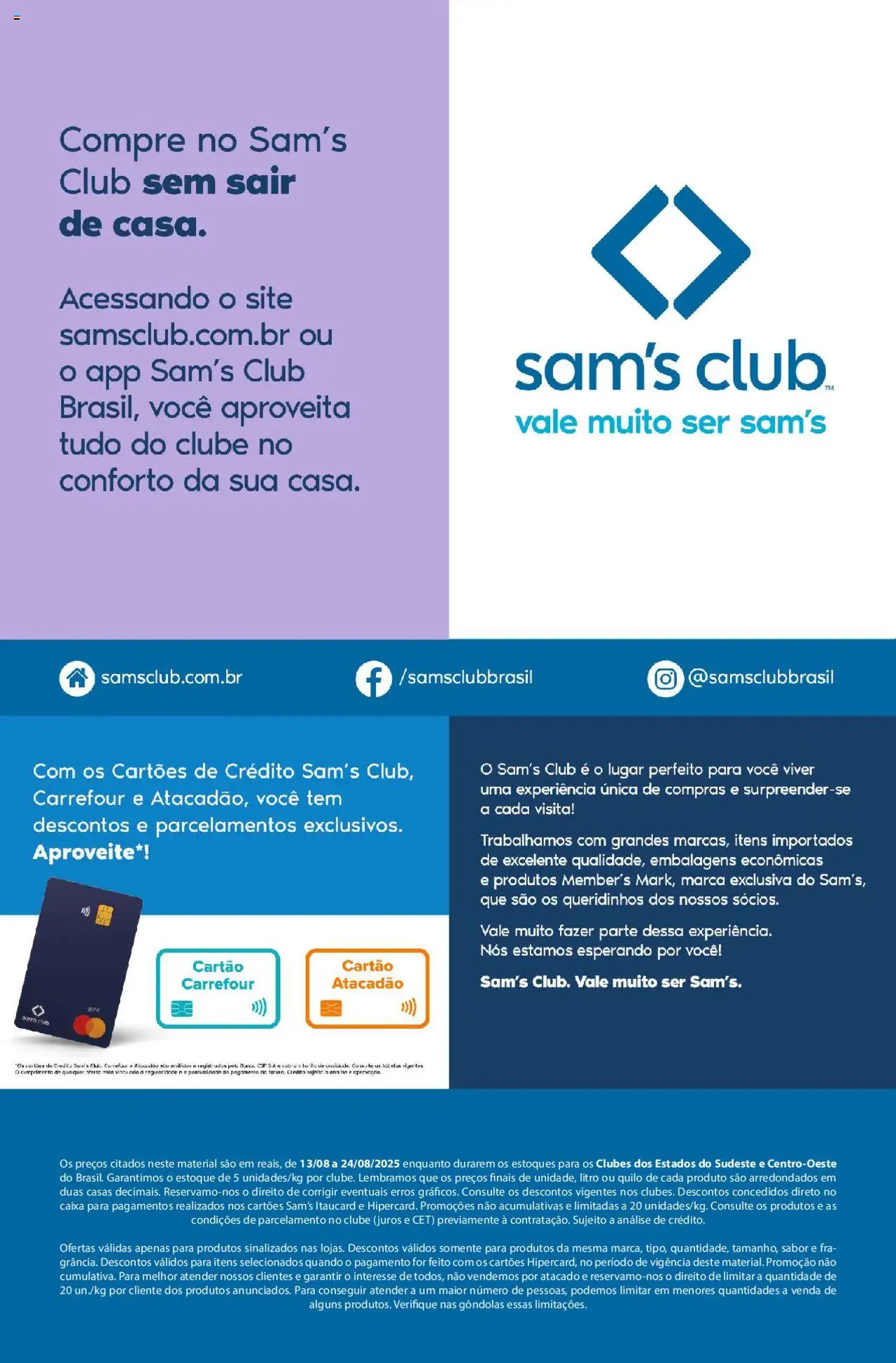 Sam's Club Folheto - válido de 13.08.2025 | Página: 15 | Produtos: Caixa