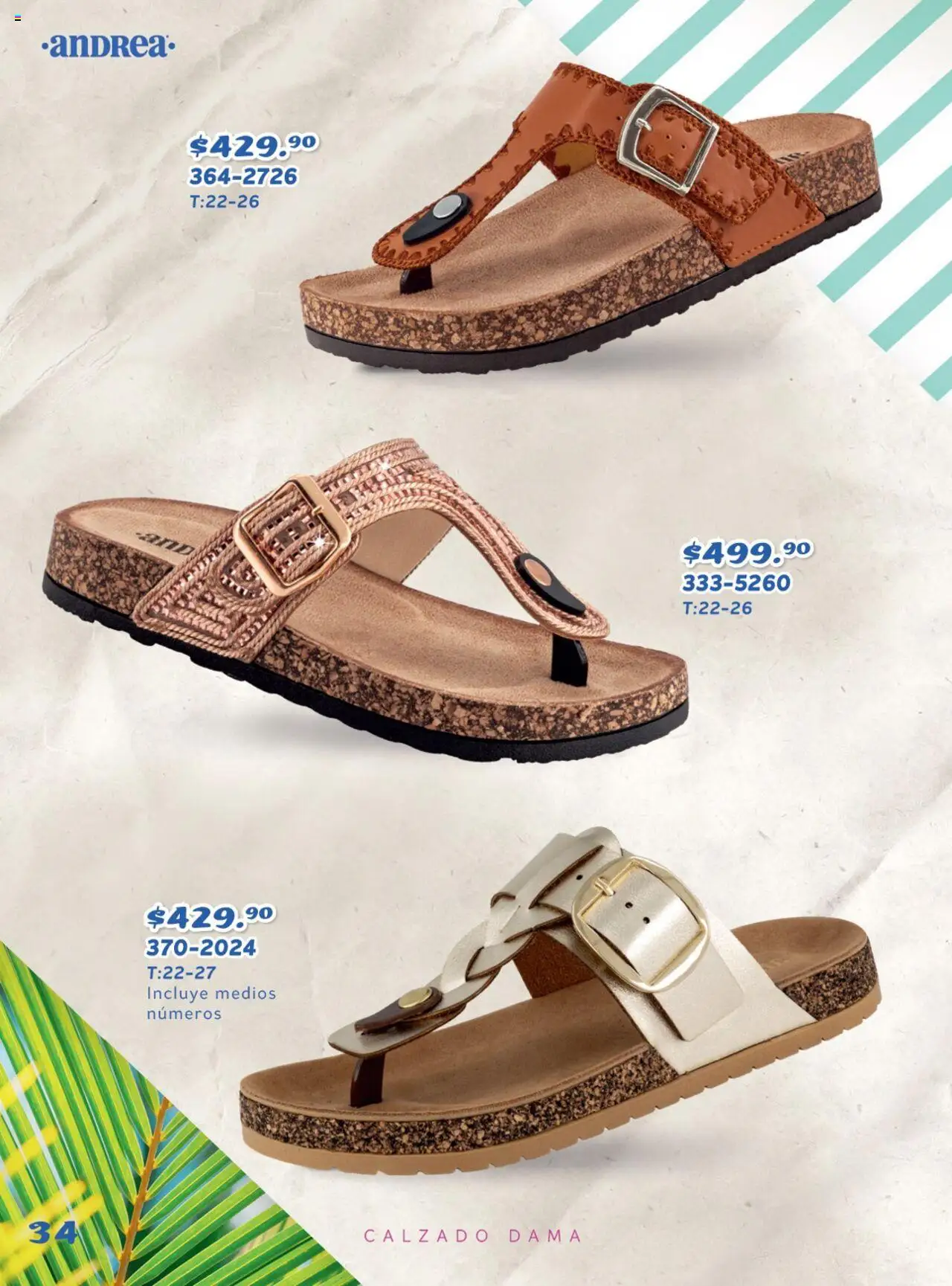 Nuevas ofertas de Andrea válidas en toda la República Mexicana desde el 27.04.2025. ¡Encuentra las mejores ofertas en Andrea catálogo Avence de Verano! | Página: 34