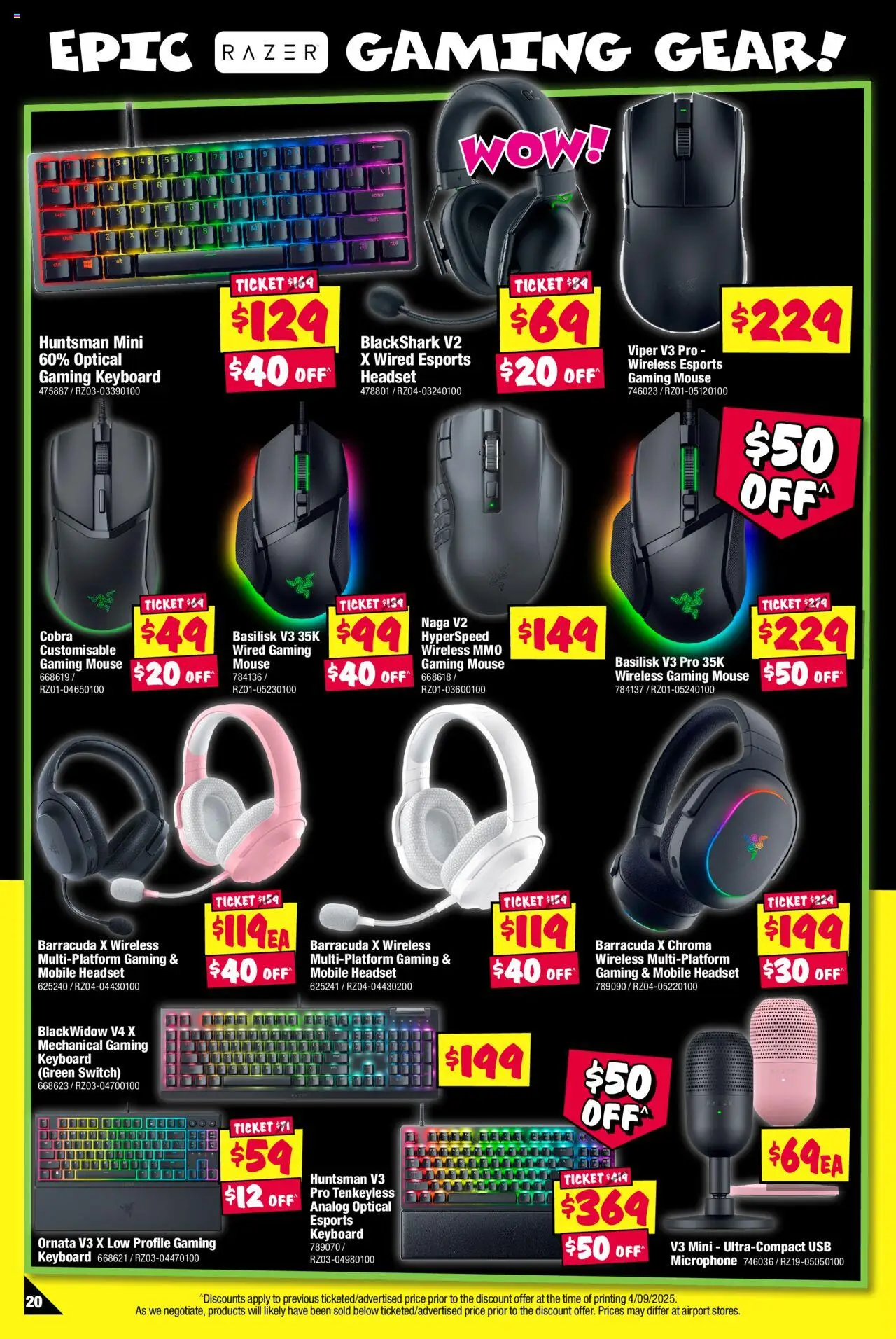 JB Hi-Fi catalogue - valid from 25.09.2025 | Page: 20 | Products: Mouse, Microphone, Usb, Mobile