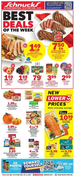 Preview of Schnucks weekly ads valid from 15.10.2025