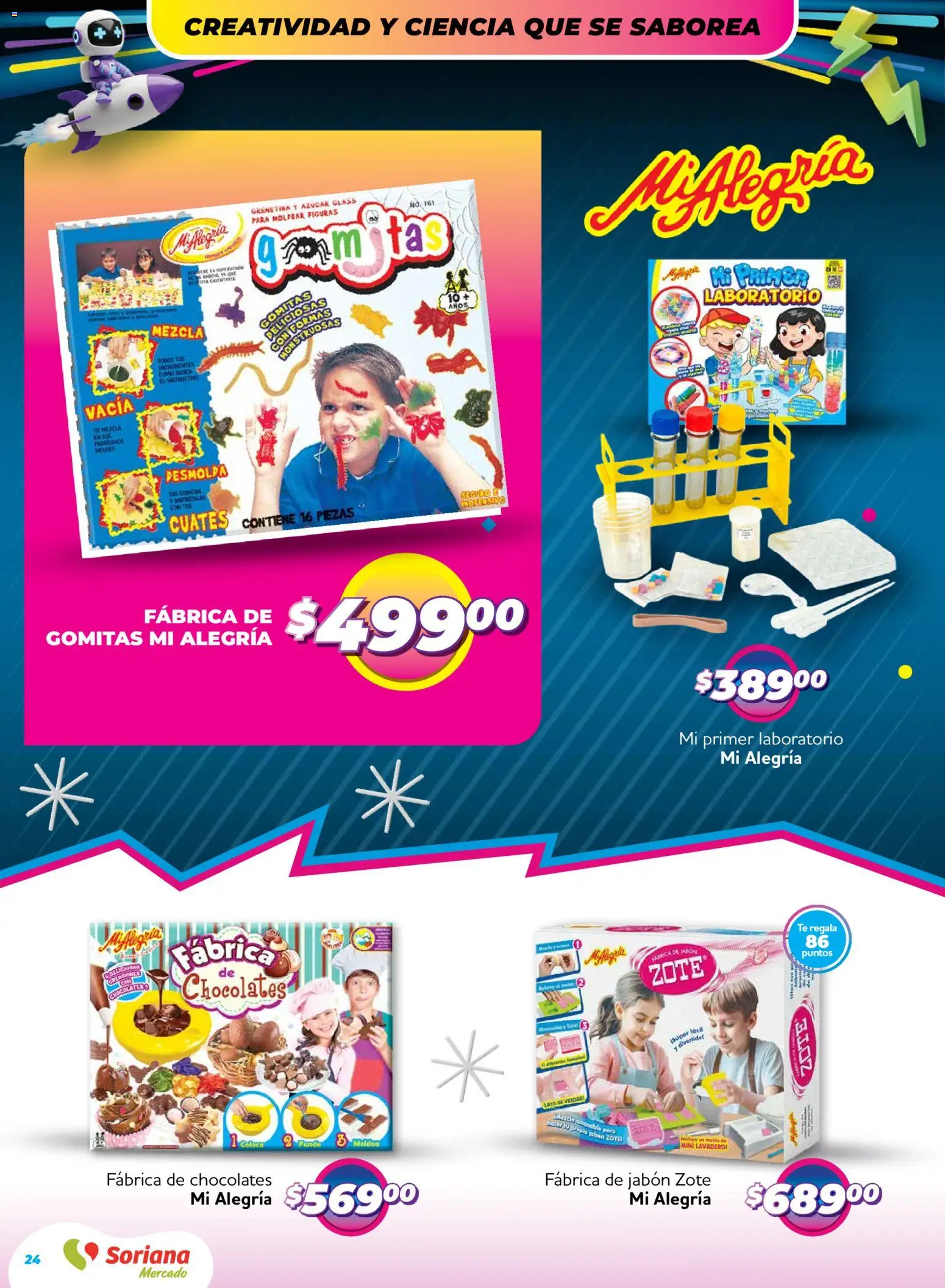 Nuevas ofertas de Soriana válidas en toda la República Mexicana desde el 27.11.2025. ¡Encuentra las mejores ofertas en Soriana - Reino de los Juguetes Mercado Nacional! | Página: 24