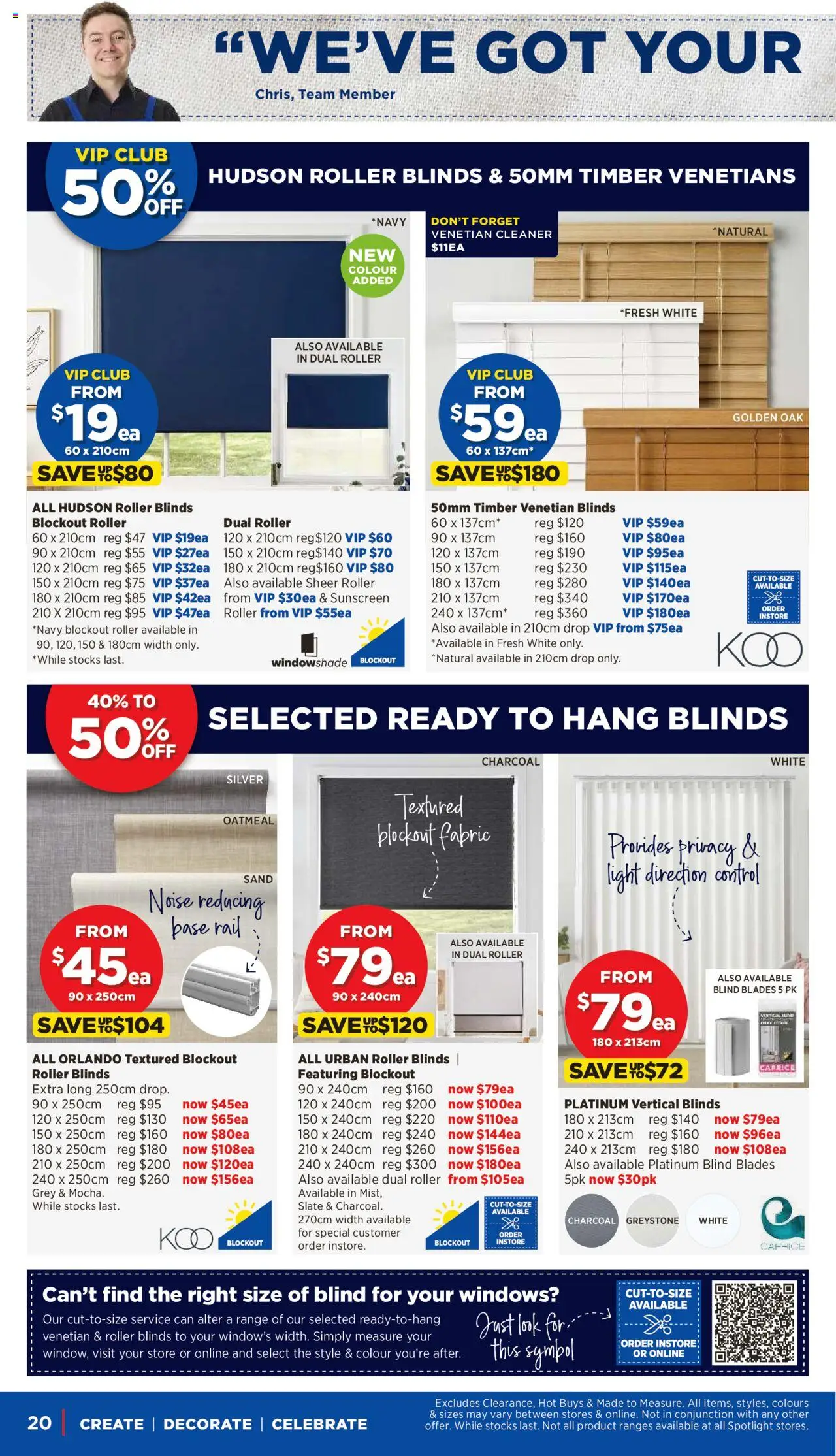 Spotlight catalogue - valid from 04.06.2025 | Page: 20 | Products: Blinds, Light, Cleaner, Sunscreen