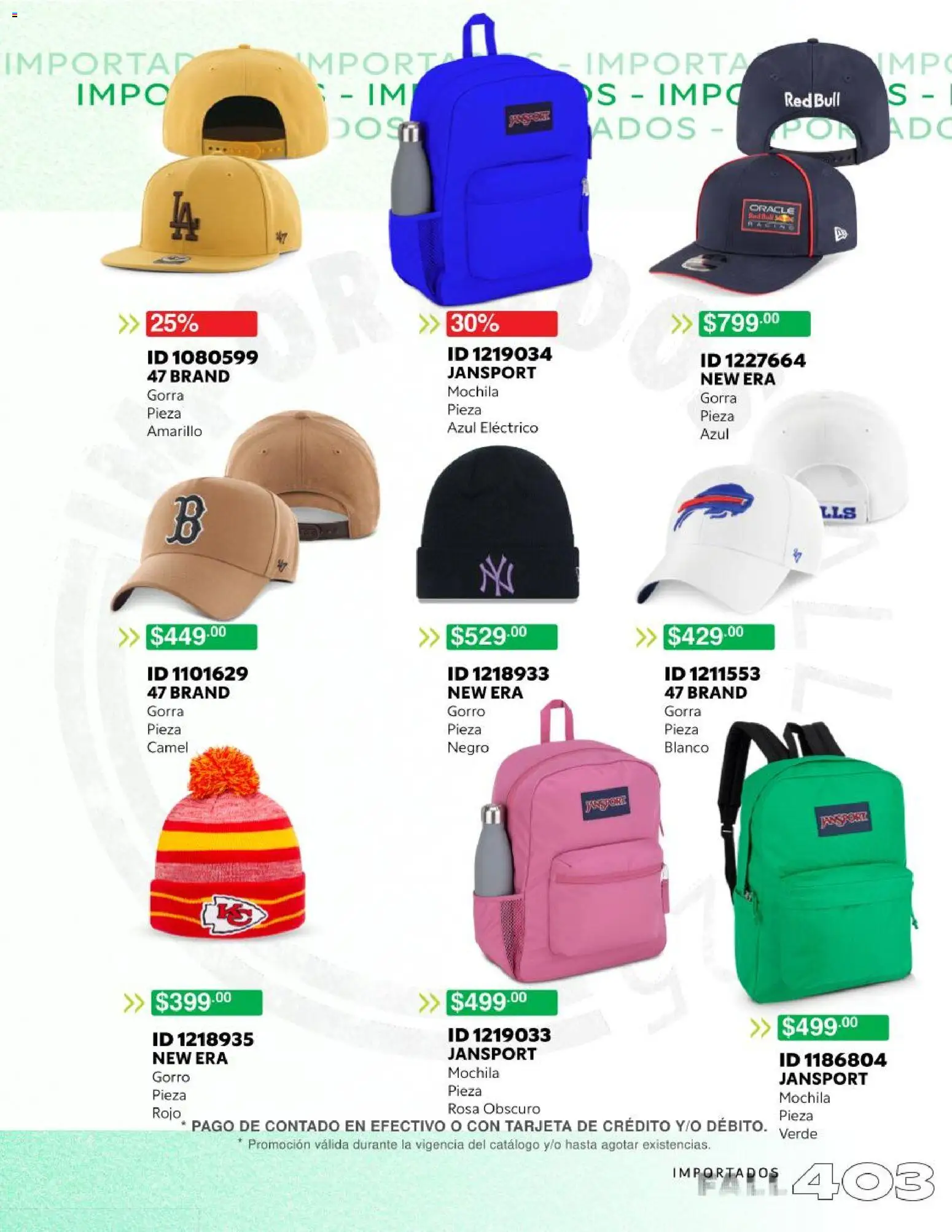 Nuevas ofertas de Price Shoes válidas en toda la República Mexicana desde el 22.10.2025. ¡Encuentra las mejores ofertas en Price Shoes catálogo Fall Importados Ofertas! | Página: 18 | Productos: Gorra, Mochila