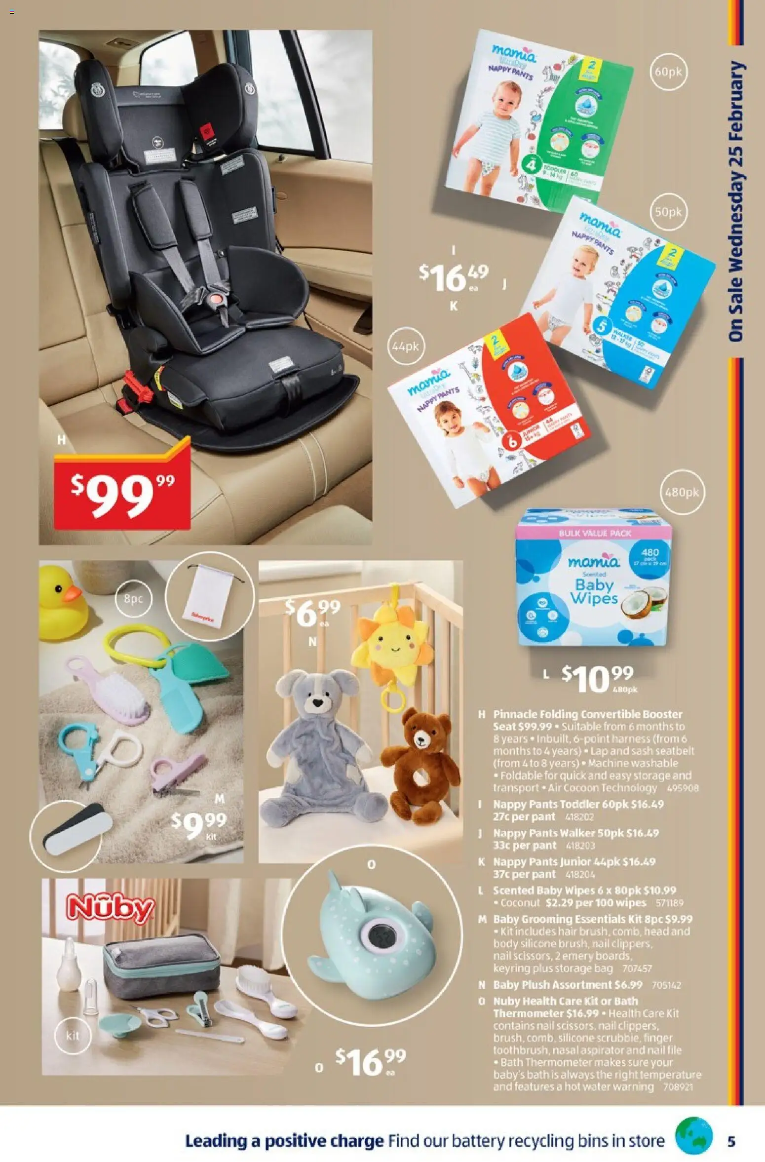 Aldi catalogue - valid from 25.02.2026 | Page: 5 | Products: Battery, Duck, Pants, Thermometer