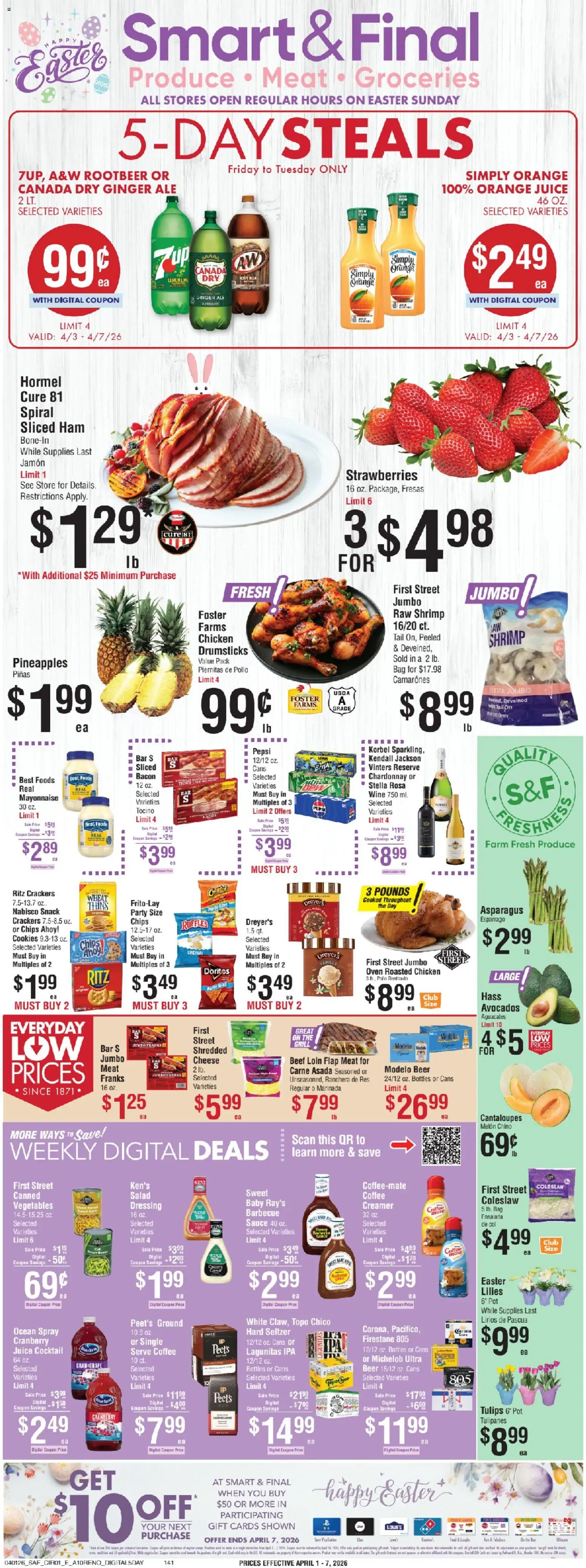 Smart & Final Weekly Ad - valid from 03.04.2026 | Page: 1