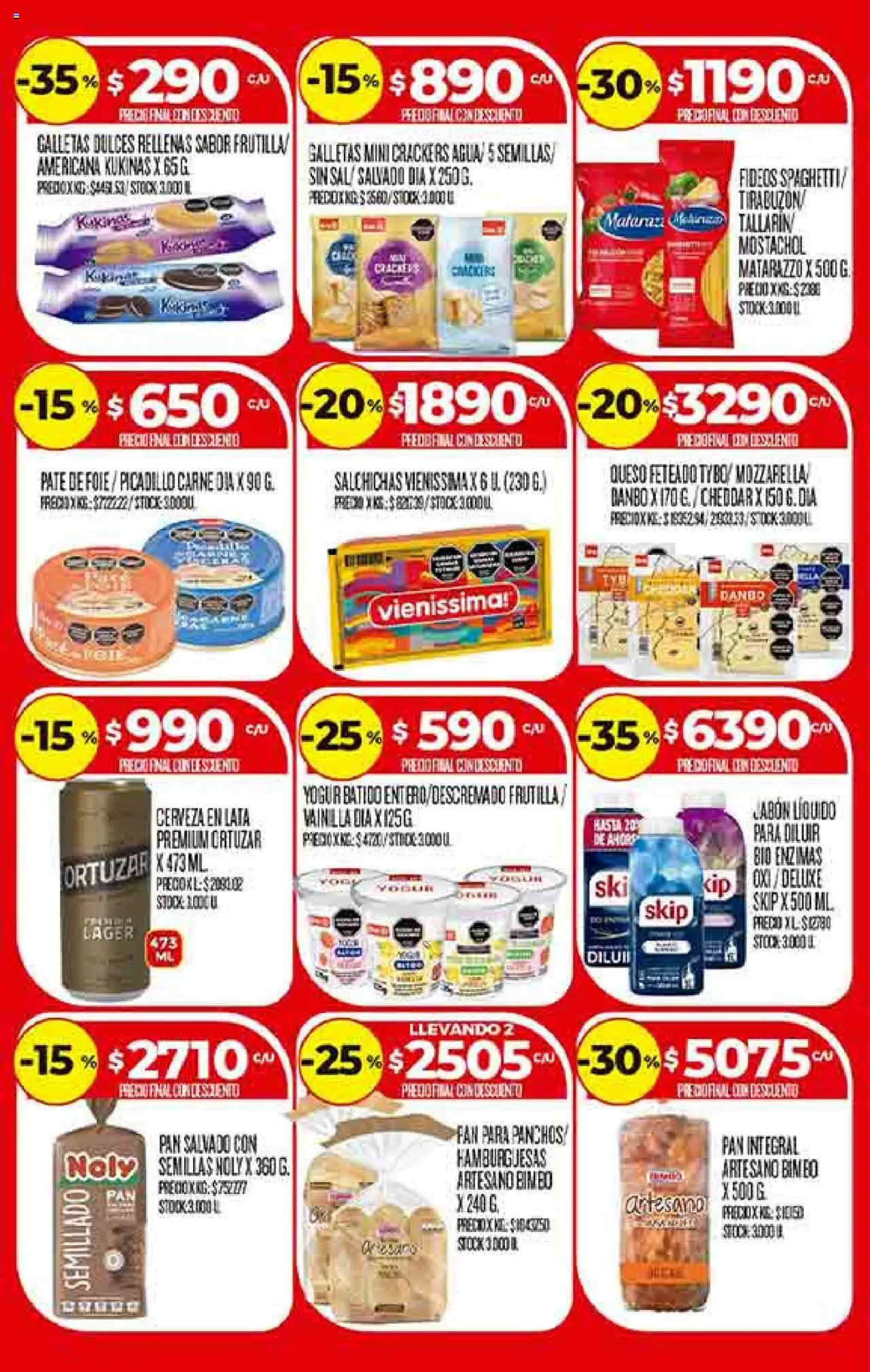Supermercado DIA Ofertas - Salta y Jujuy │ válido desde el 20.08.2025 | Página: 3 | Productos: Jabón líquido, Semillas, Paté, Galletas