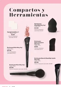 Vista previa Mary Kay - Look Digital Otoño 2026 válido desde el 01.04.2026 | Página: 50 | Productos: Rubor, Polvo, Brocha para base, Esponja