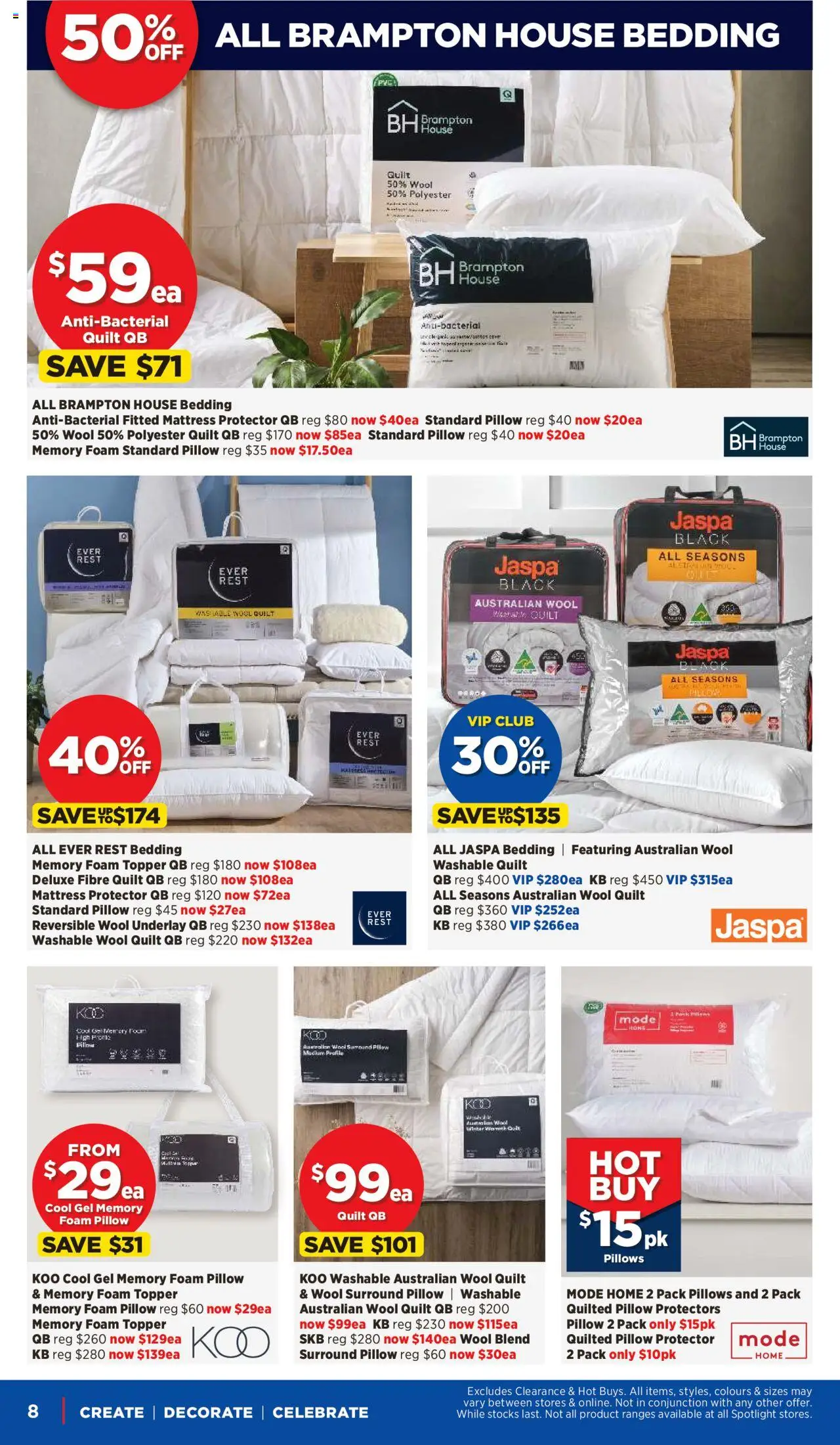 Spotlight catalogue - valid from 04.06.2025 | Page: 8 | Products: Mattress, Pillow