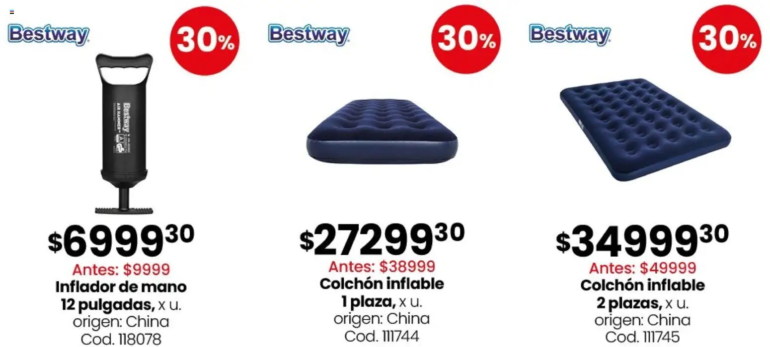 Coto - Ofertas Bazar, deco │ válido desde el 06.04.2026 | Página: 4 | Productos: Colchón inflable, Colchón, Inflador