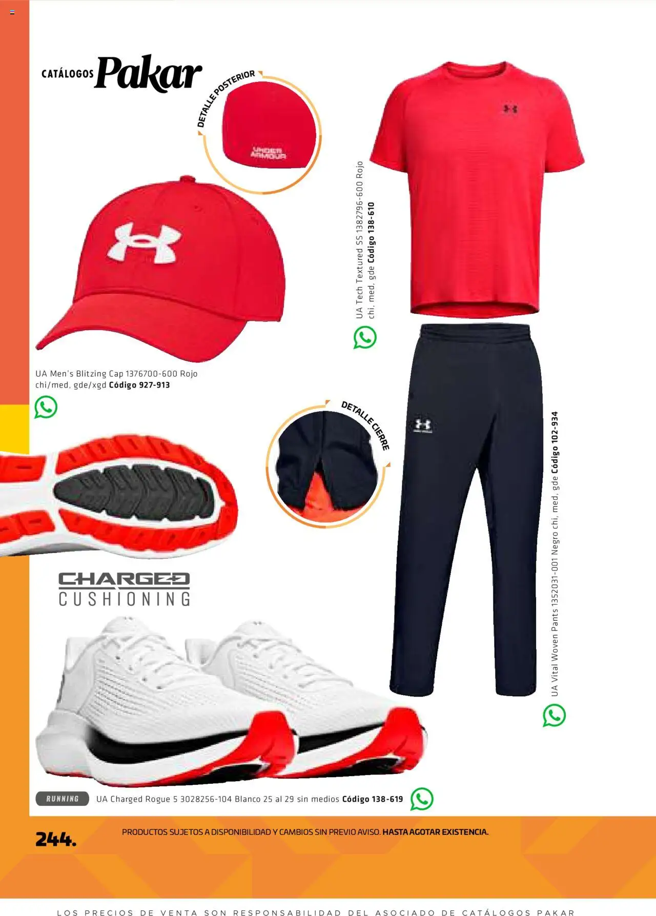 Nuevas ofertas de SC Pakar válidas en toda la República Mexicana desde el 29.08.2025. ¡Encuentra las mejores ofertas en SC Pakar - Catálogo Otoño Men Tomo 1! | Página: 244 | Productos: Pants