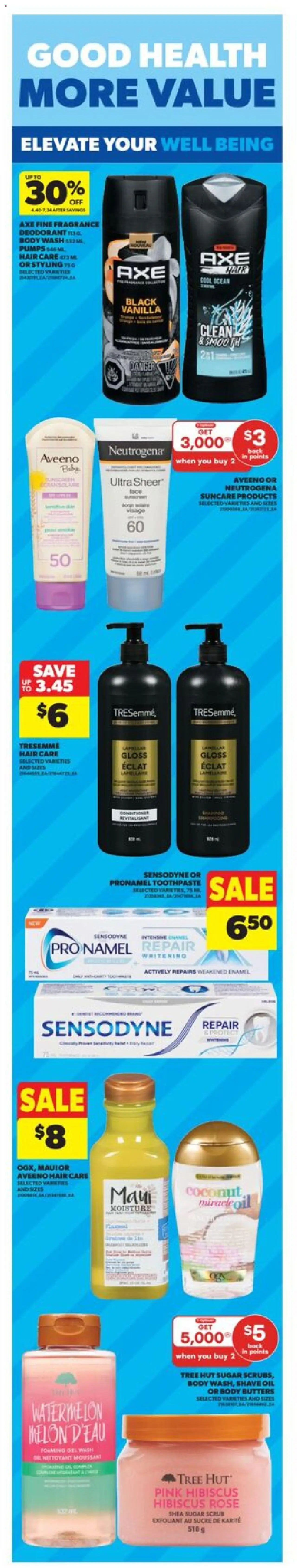 Real Canadian Superstore flyer valid from 21.08.2025 | Page: 2 | Products: Fragrance, Body wash, Toothpaste, Oil