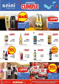 Vista previa NINI Mayorista Ofertas válido desde el 02.03.2026 | Página: 14 | Productos: Botella, Peso, Frutilla, Ananá