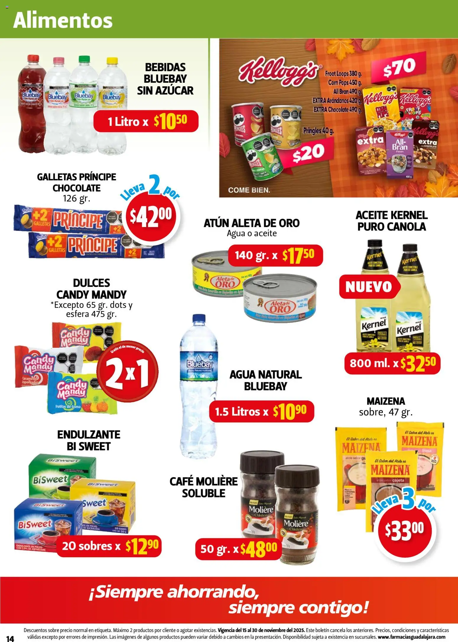 Nuevas ofertas de Farmacia Guadalajara válidas en toda la República Mexicana desde el 15.11.2025. ¡Encuentra las mejores ofertas en Farmacia Guadalajara catálogo! | Página: 14