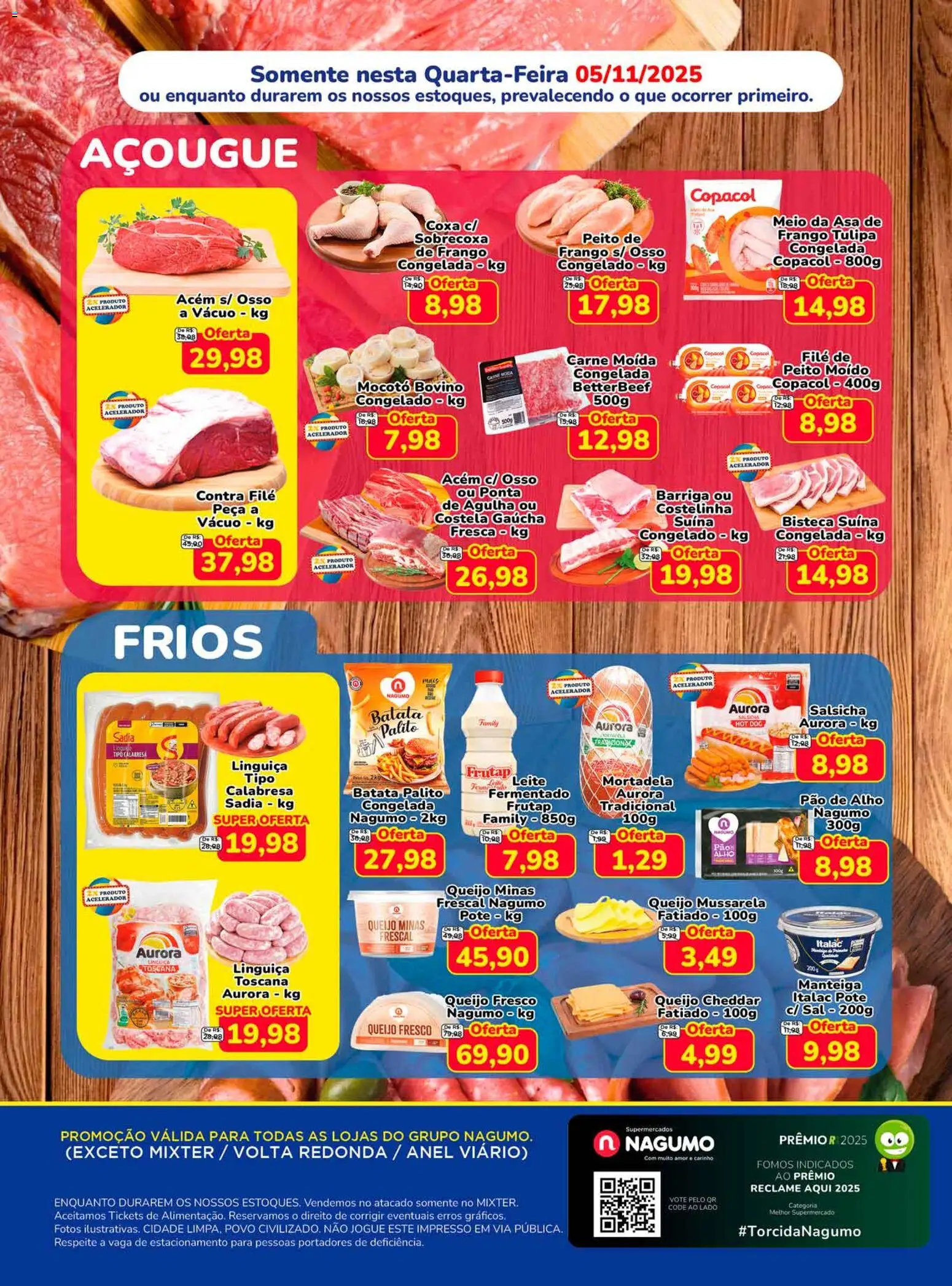 Nagumo Folheto - válido de 05.11.2025 | Página: 2 | Produtos: Alho, Acém, Cheddar, Carne