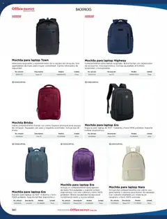 Vista previa de Office Depot catálogo 2025, nuevo folleto de la tienda, válido en México a partir del 09.01.2025 | Página: 362 | Productos: Bolsa, Mochila, Organizador, Vino