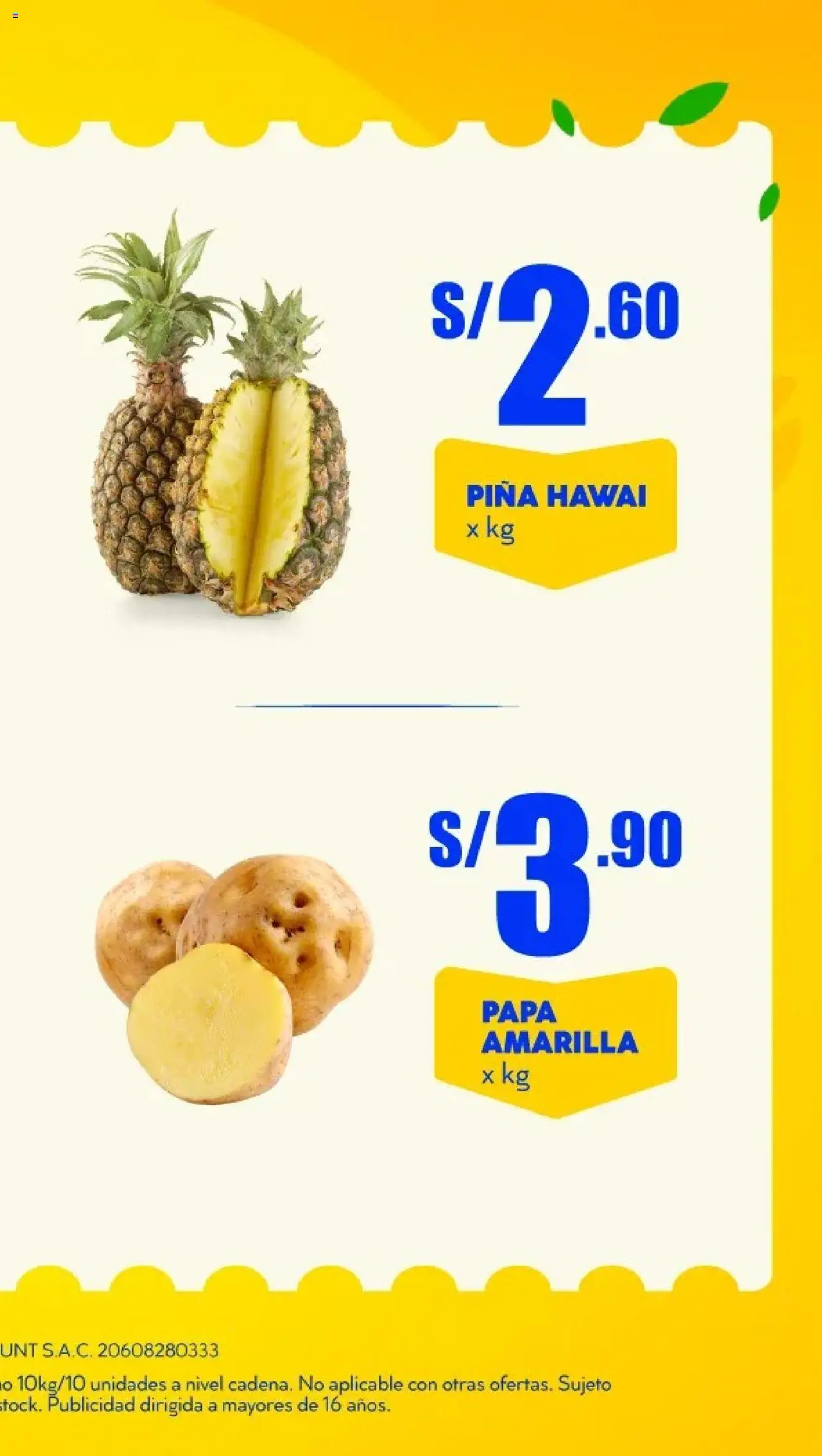 Catálogo Mass válido desde 17.10.2025 | Página: 2 | Productos: Piña
