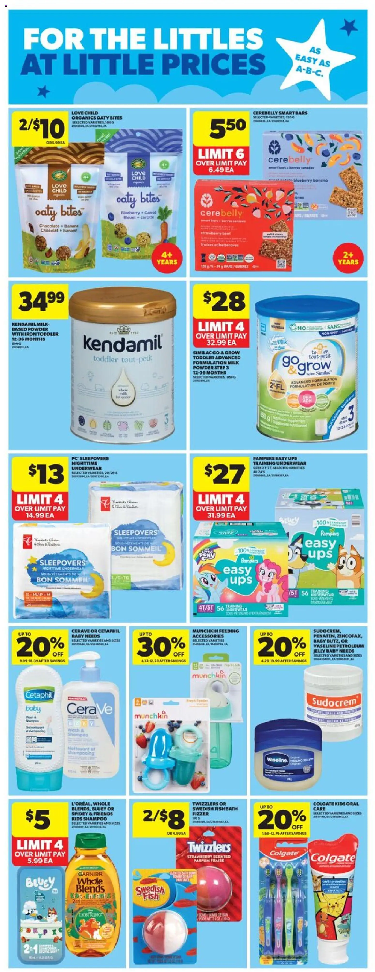 Real Canadian Superstore flyer valid from 23.04.2026 | Page: 29 | Products: Powder, Shampoo, Bath, Milk