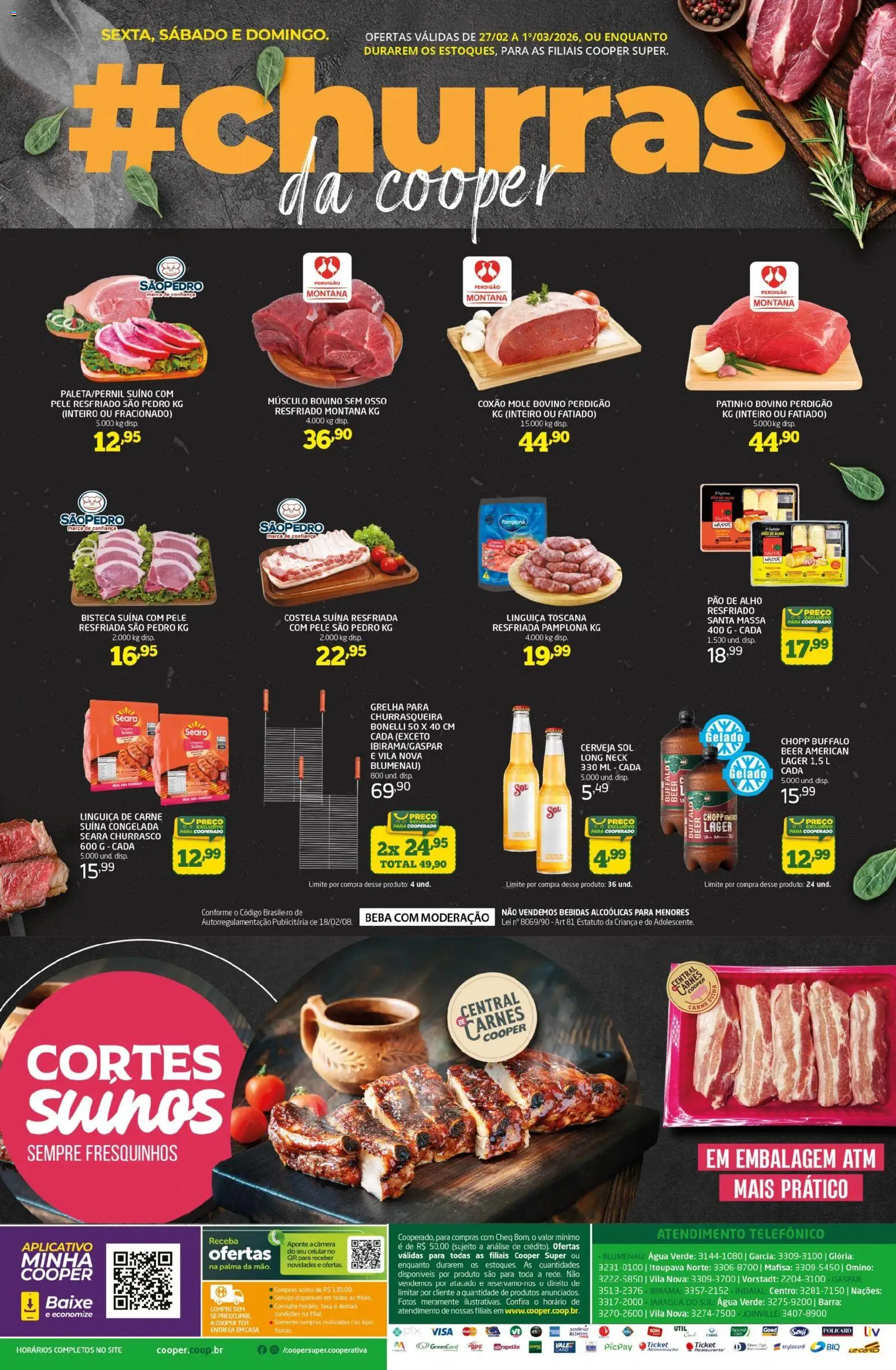 Cooper Folheto - válido de 27.02.2026 | Página: 4 | Produtos: Alho, Celular, Carne, Churrasqueira