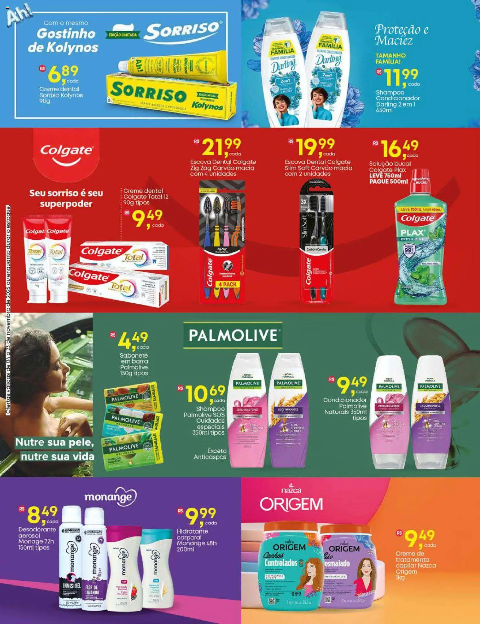 Frangolândia Folheto - válido de 04.11.2025 | Página: 3 | Produtos: Solução bucal, Condicionador, Sérum, Sabonete