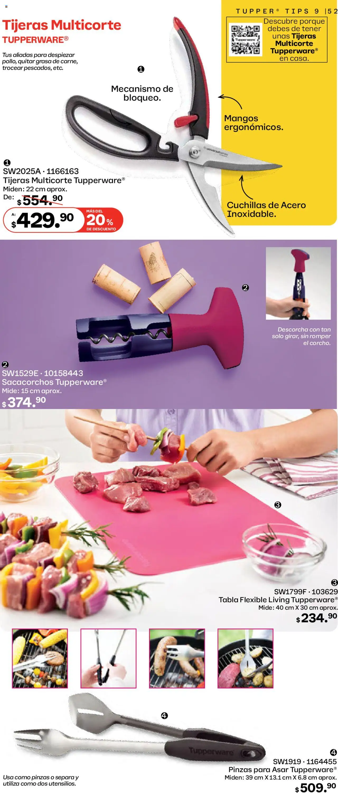Nuevas ofertas de Tupperware válidas en toda la República Mexicana desde el 11.08.2025. ¡Encuentra las mejores ofertas en Tupperware catálogo! | Página: 52 | Productos: Tupper, Flexible