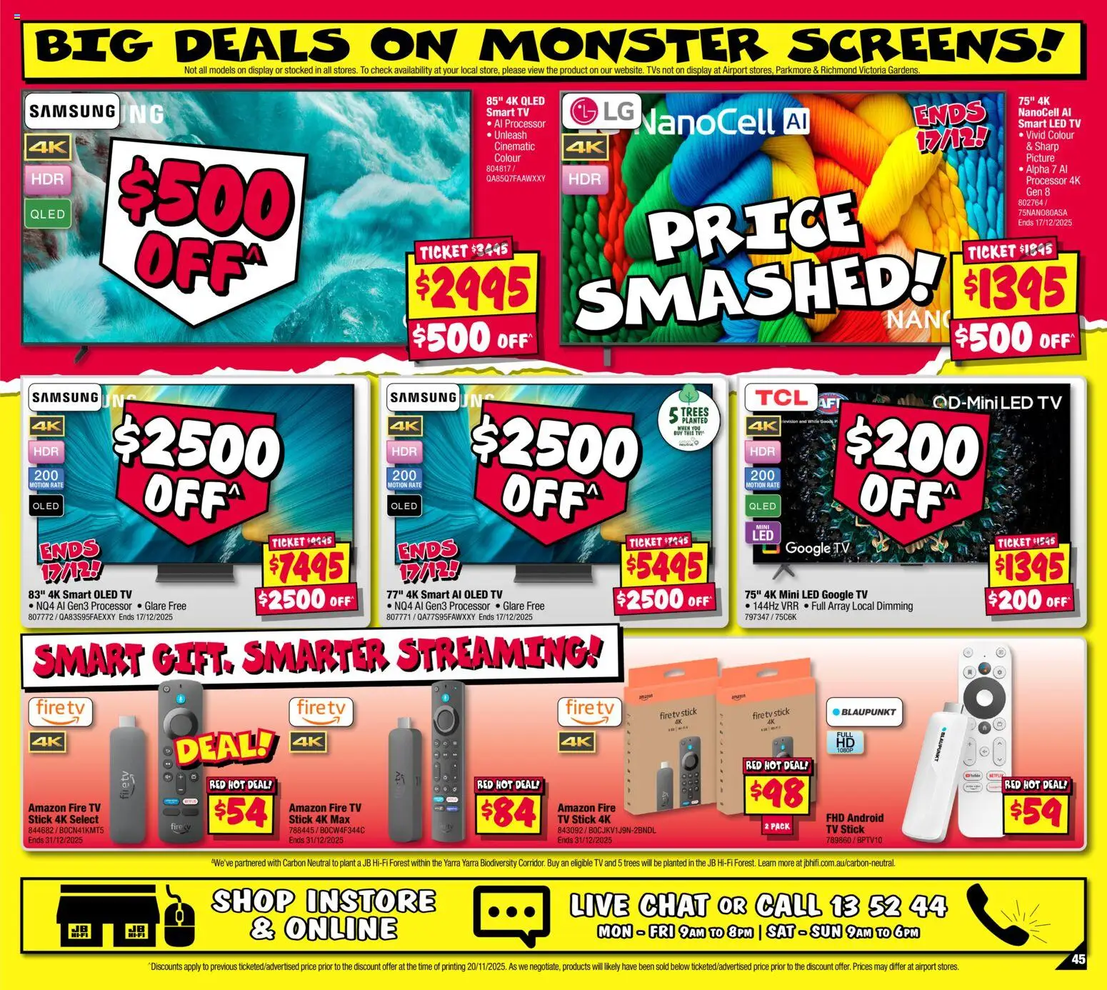 JB Hi-Fi catalogue - valid from 04.12.2025 | Page: 45 | Products: Plant, Picture, Tv, Smart tv