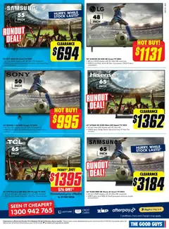 Preview of The Good Guys catalogue  - valid from 18.03.2026 | Page: 3 | Products: Tv, Smart tv, Screen