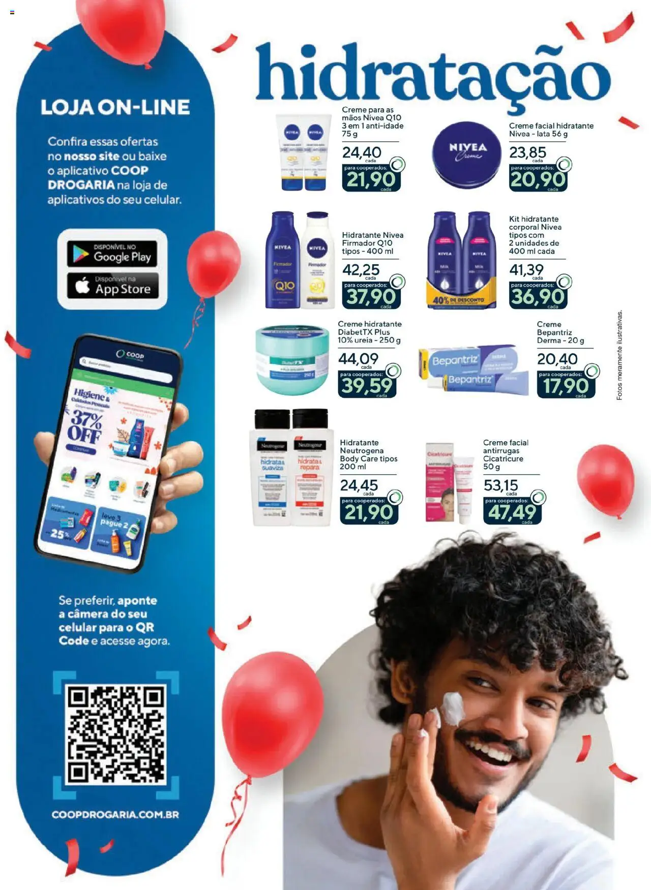 Coop Folheto - válido de 03.10.2025 | Página: 7 | Produtos: Celular, Hidratante Nivea corporal, Creme, Câmera