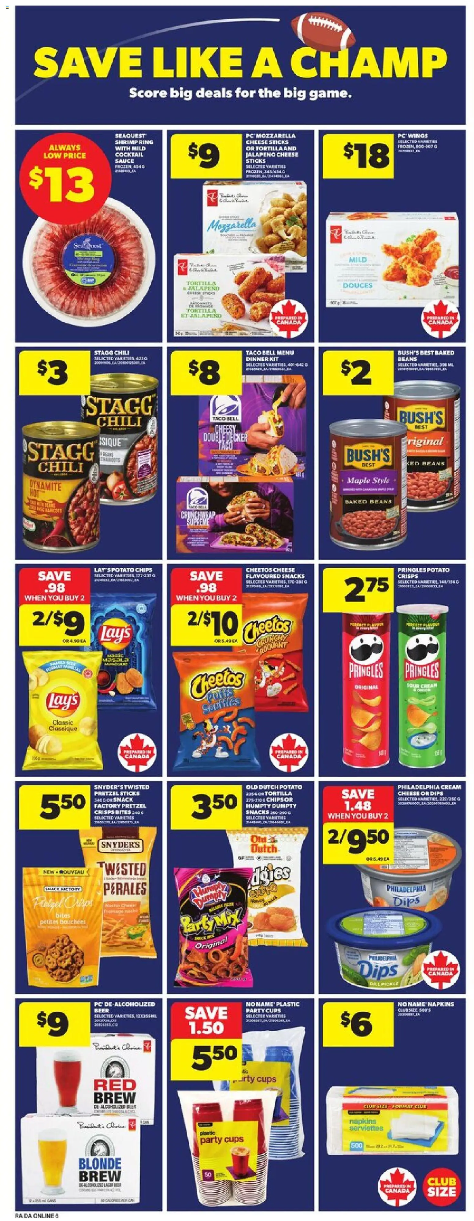 Atlantic Superstore flyer valid from 13.11.2025 | Page: 15 | Products: Chips, Cream, PC, Cheese