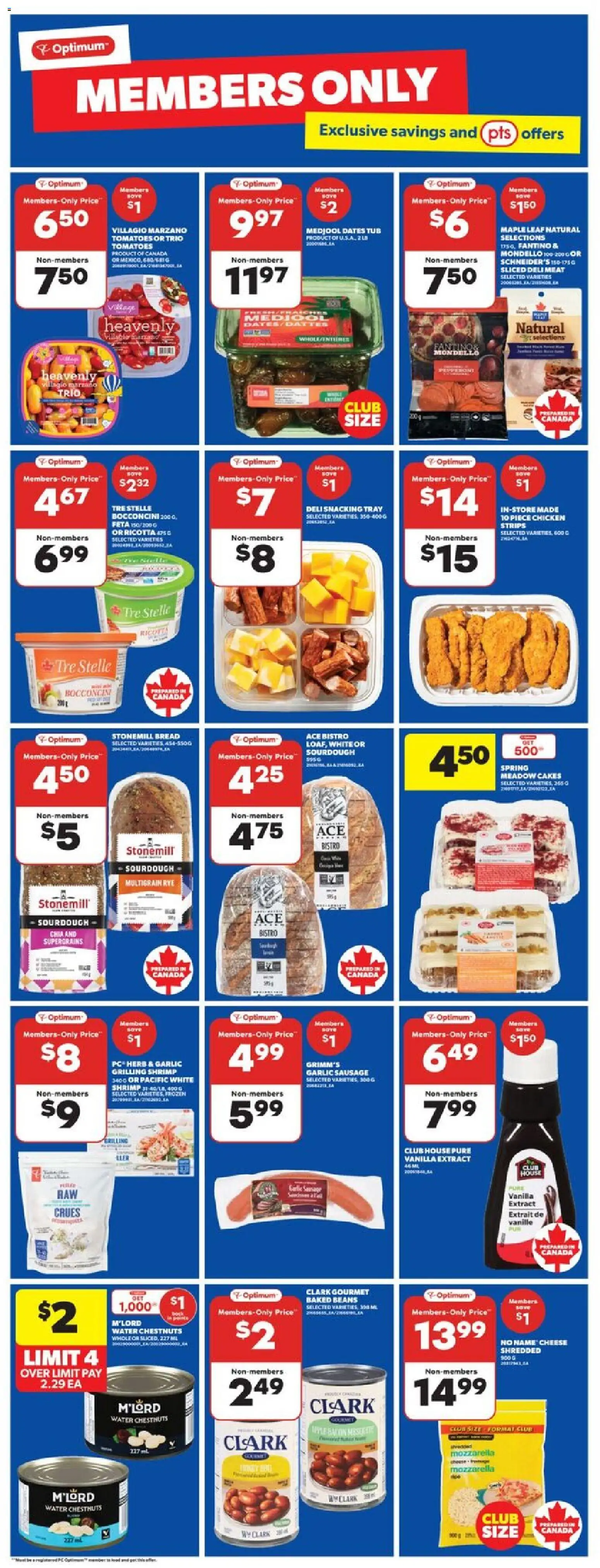 Real Canadian Superstore flyer valid from 27.11.2025 | Page: 18 | Products: PC, Cheese, Bread, Tomatoes