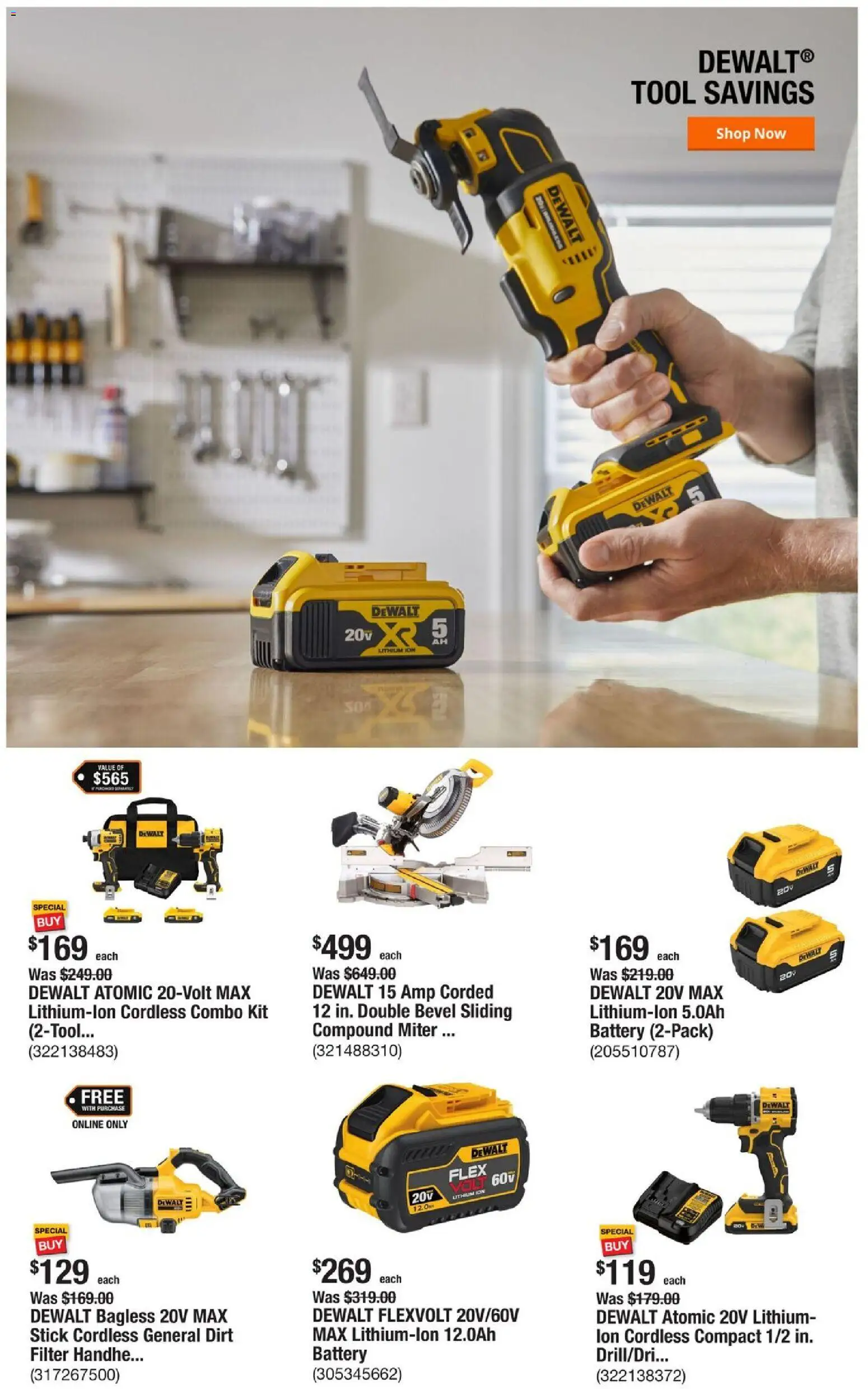 Home Depot Weekly Ad - NC - valid from 04.12.2025 | Page: 5 | Products: Battery