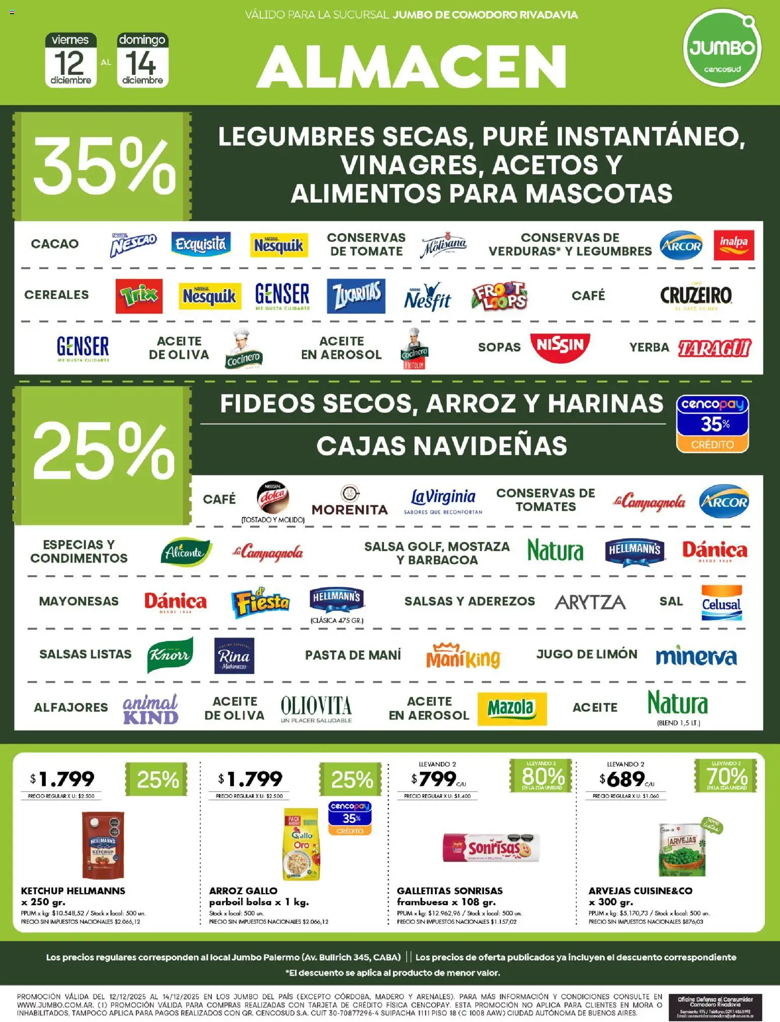 Jumbo - Ofertas  │ válido desde el 12.12.2025 | Página: 3 | Productos: Limón, Café, Jugo, Cacao