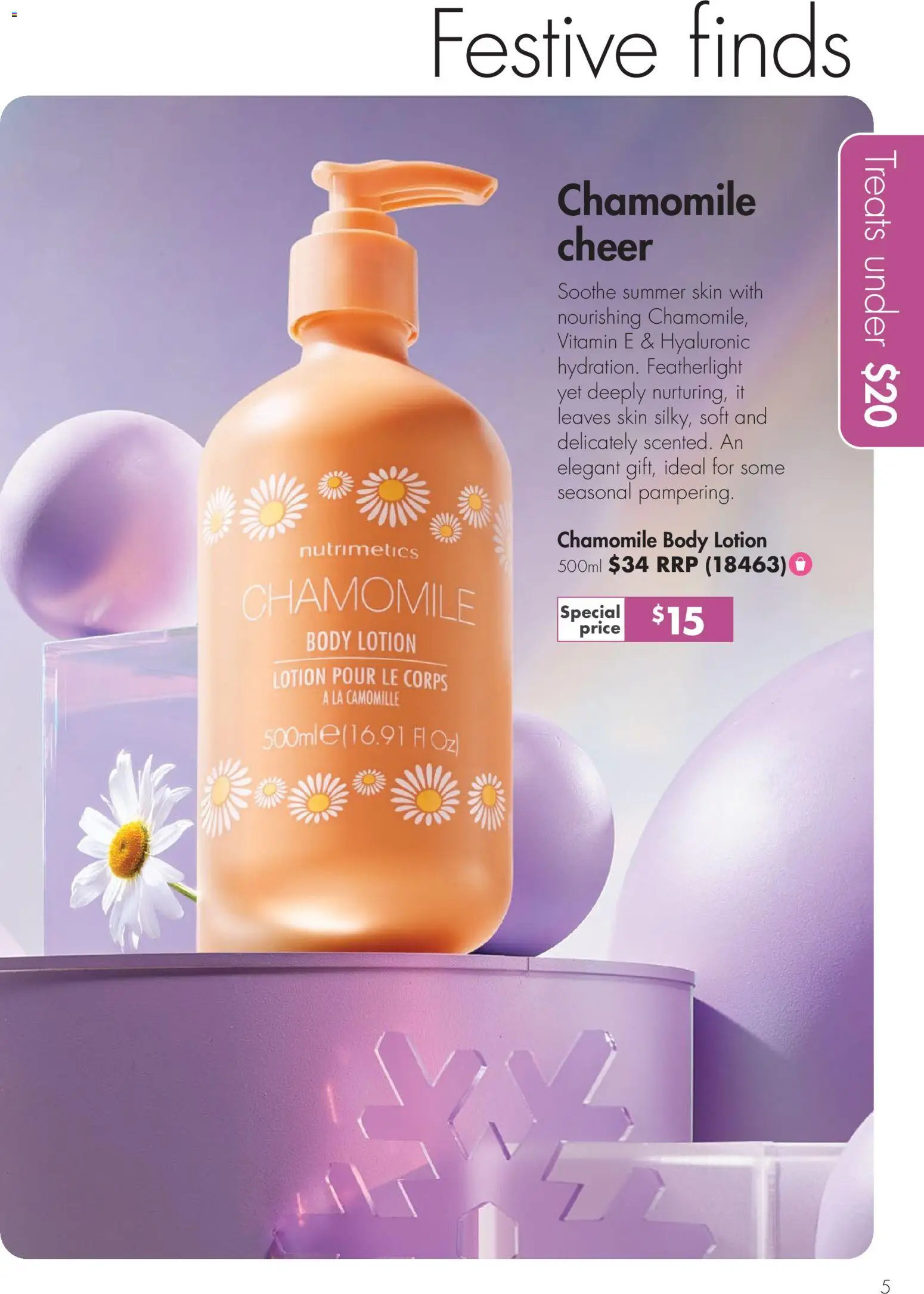 Nutrimetics catalogue - valid from 26.11.2025 | Page: 5 | Products: Lotion, Body lotion, Vitamin
