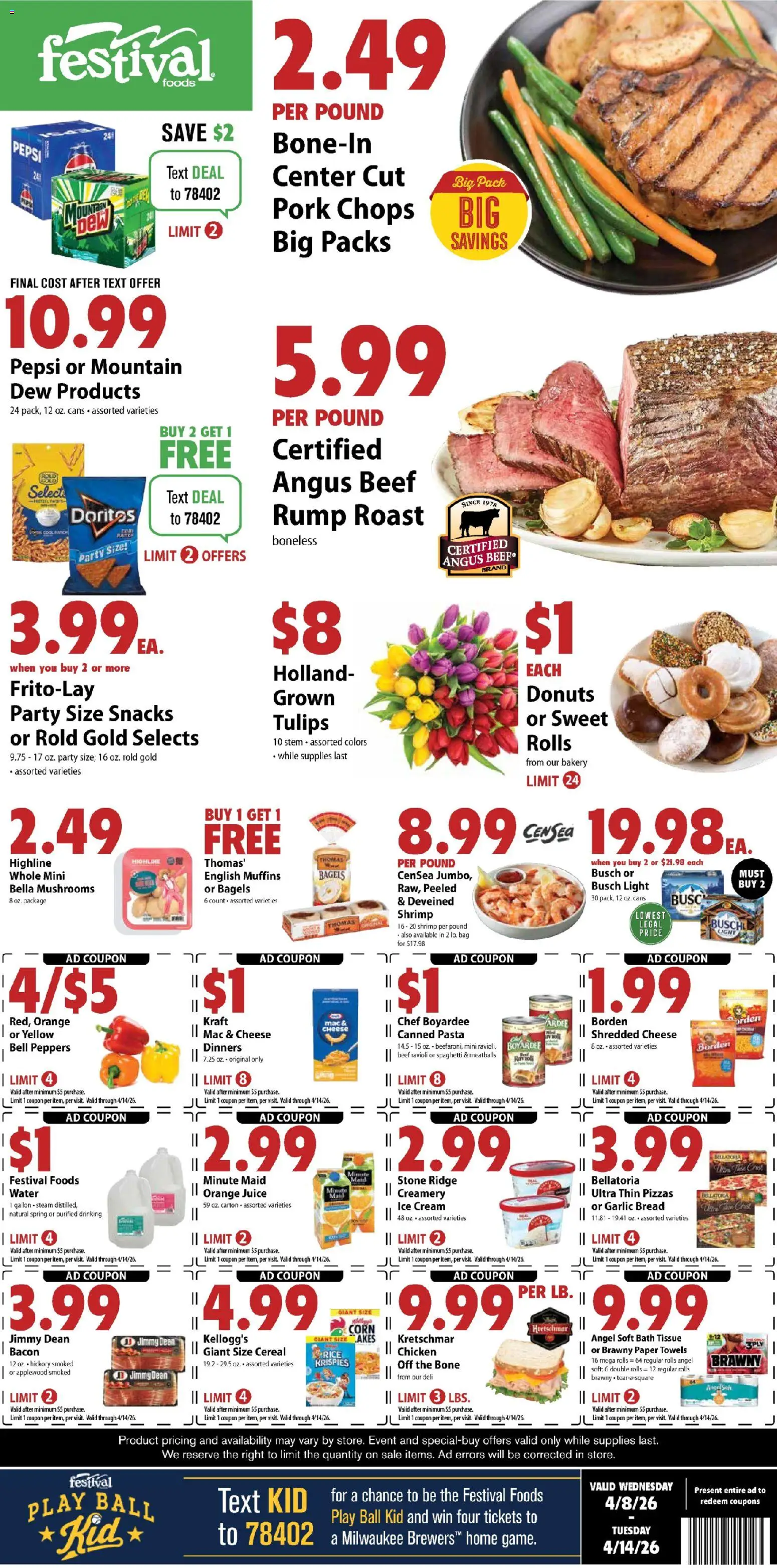 Festival Foods Weekly Ad - valid from 08.04.2026 | Page: 1